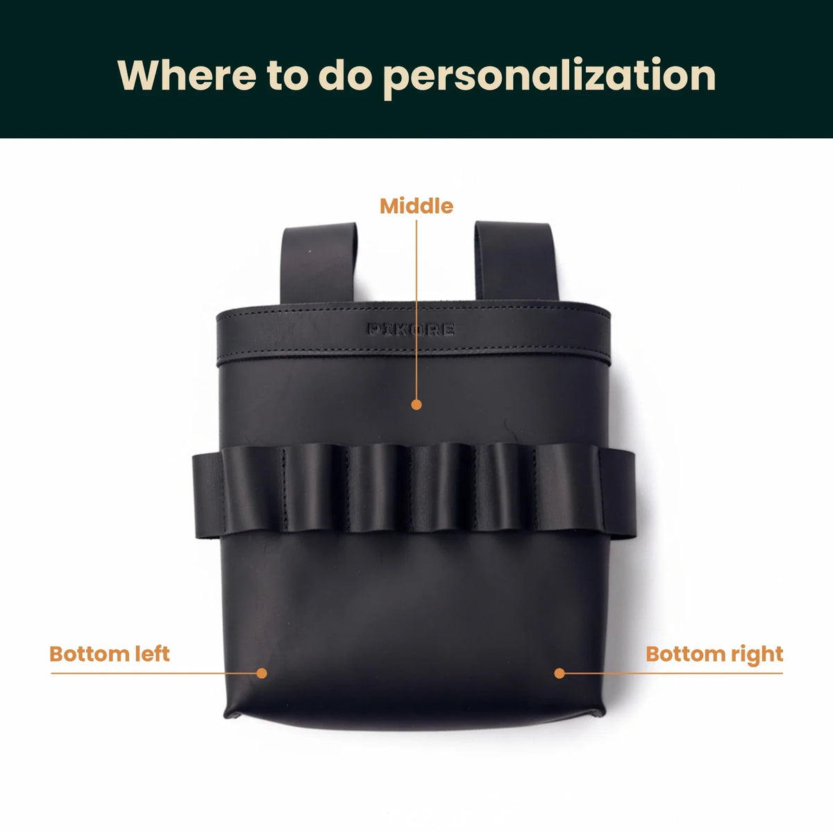 Pikore Leather Barber Tool Holster