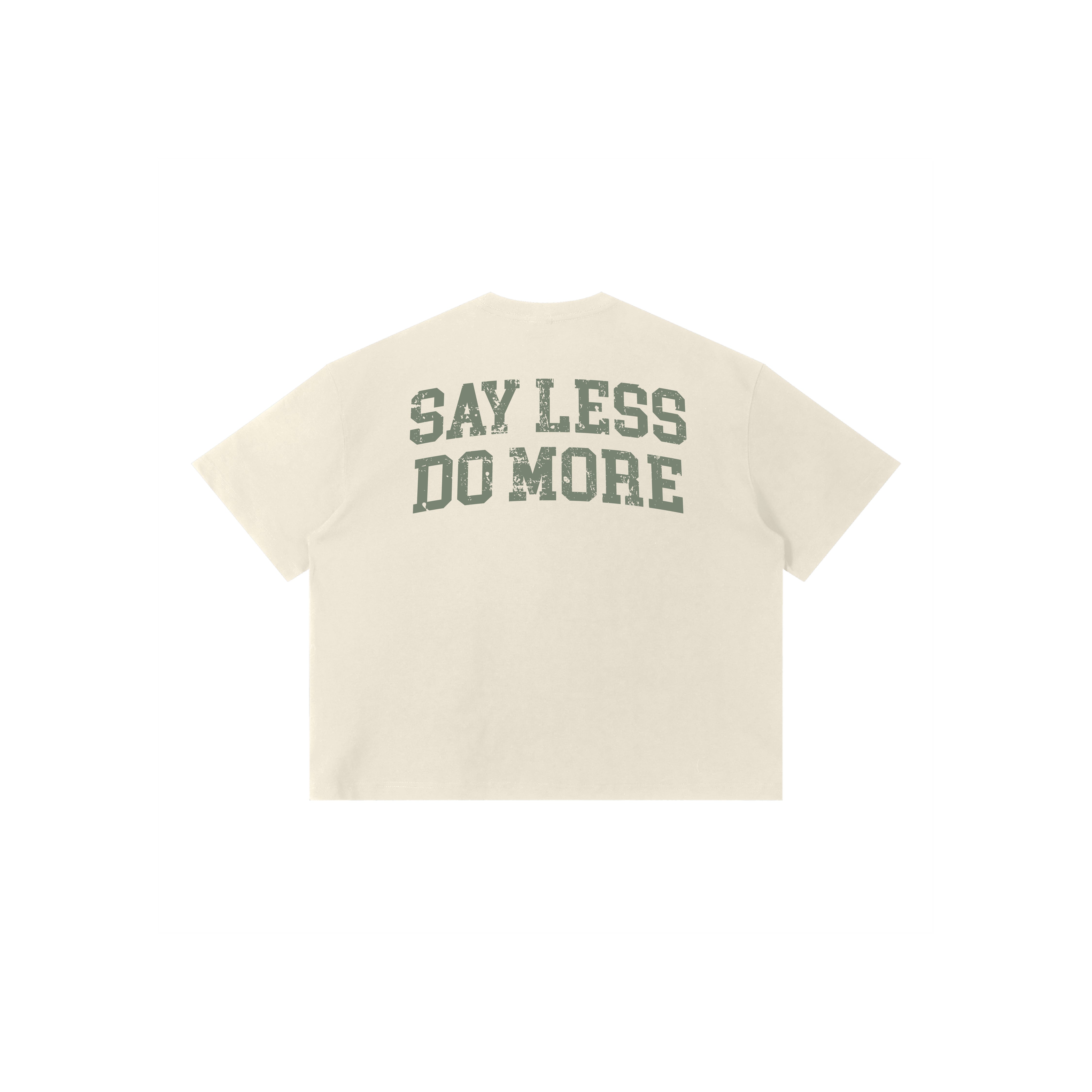 theCut Mild Apricot Washed Boxy Cropped Graphic T-Shirt