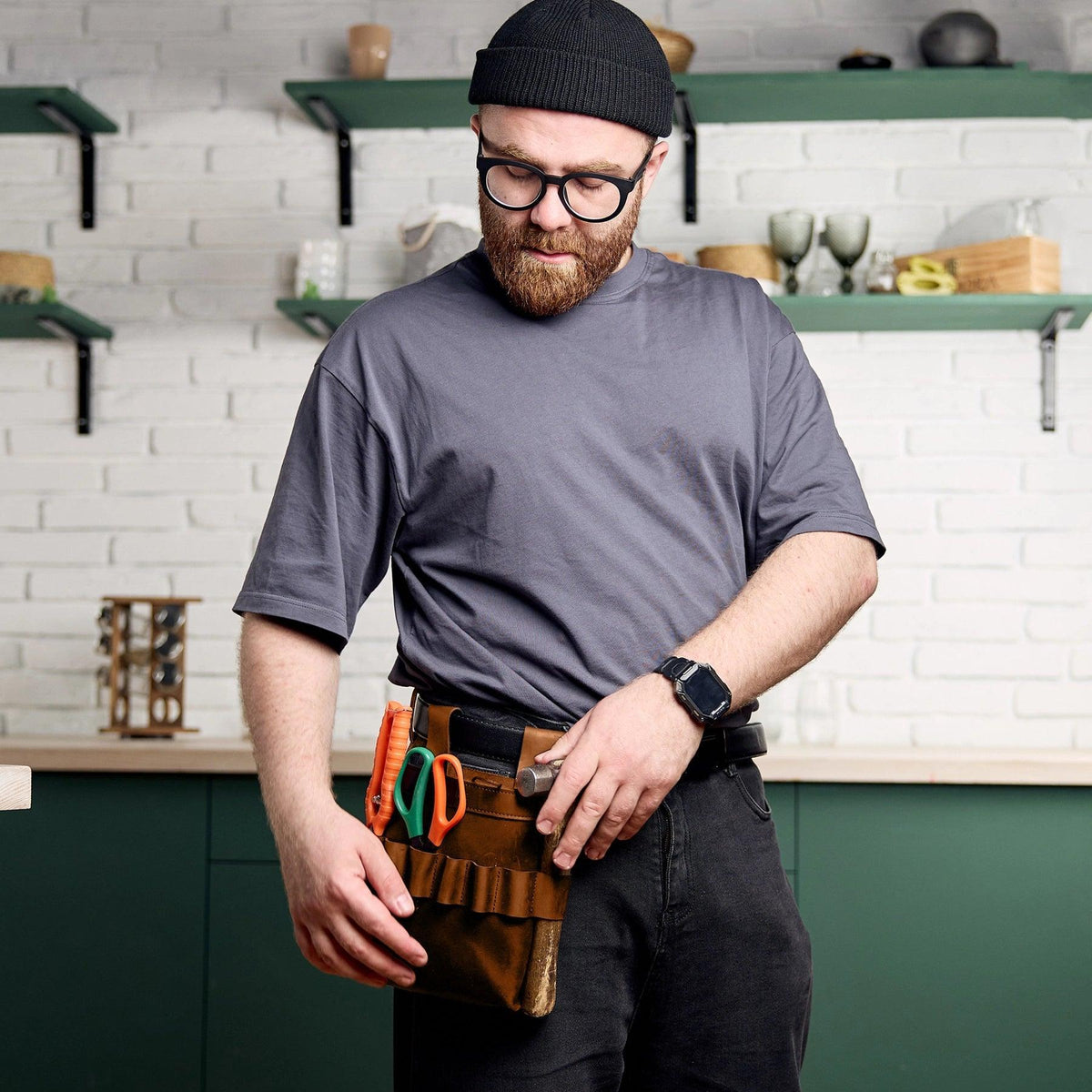 Pikore Leather Barber Tool Holster
