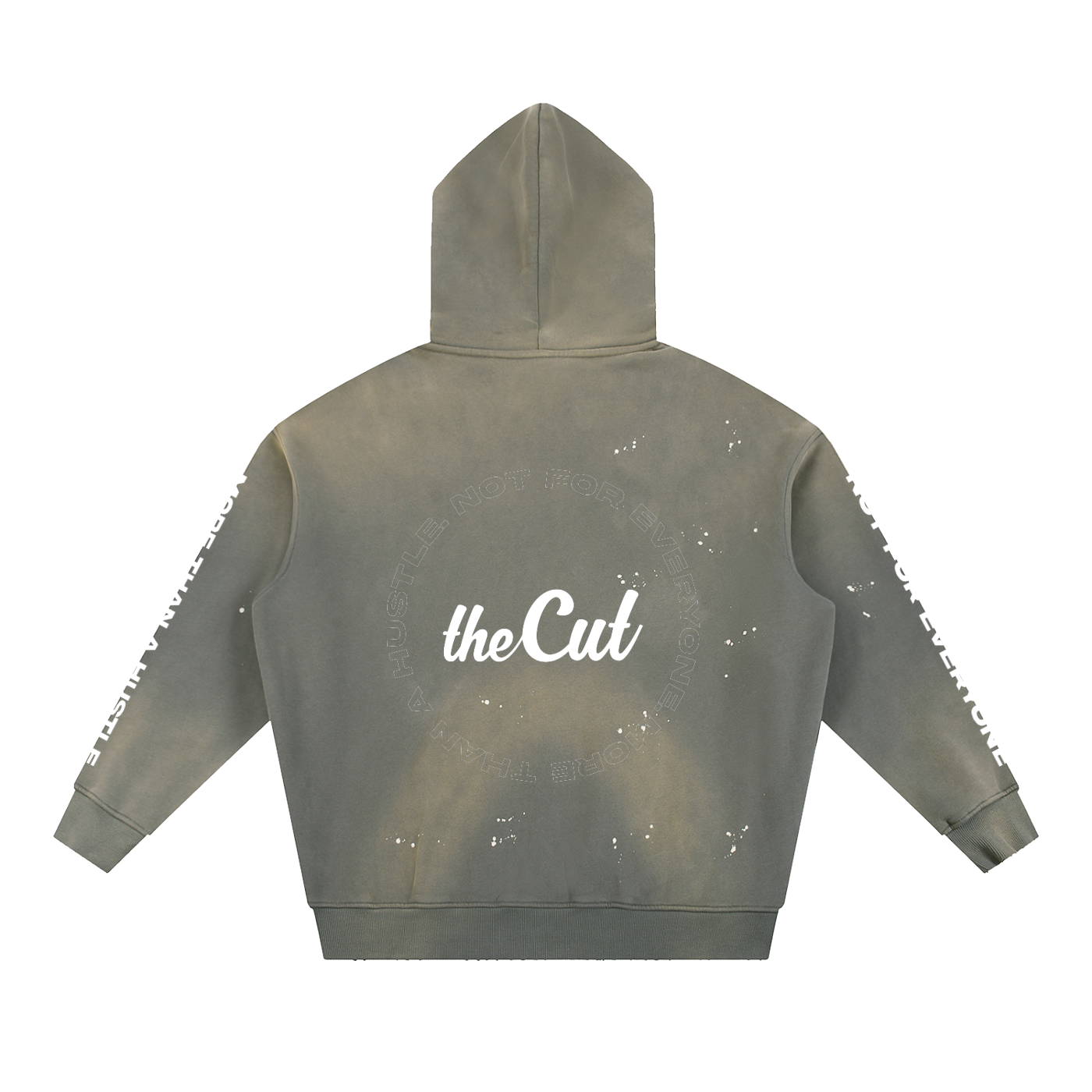 Not for Everyone Vintage Washed Frayed Fleece Hoodie