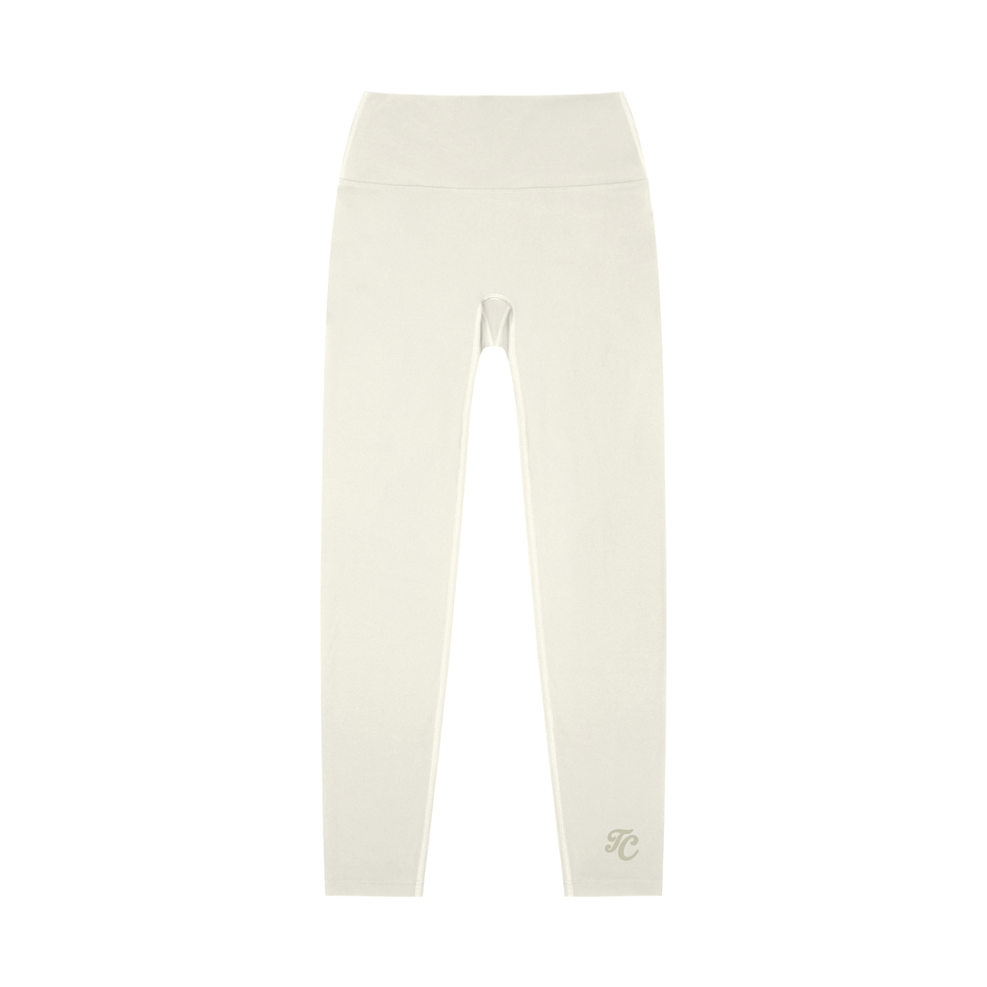 theCut High-Waisted Yoga Leggings Beige