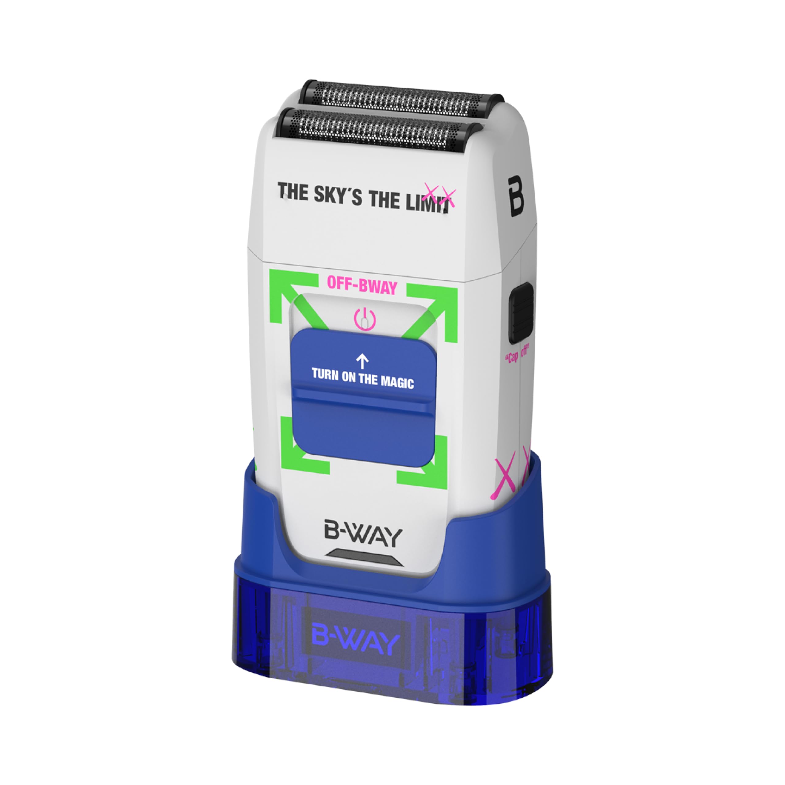 B-Way B10K Professional Barber Kit | Clipper + T-Pro Trimmer + OFF Shaver | FREE Barber Cape
