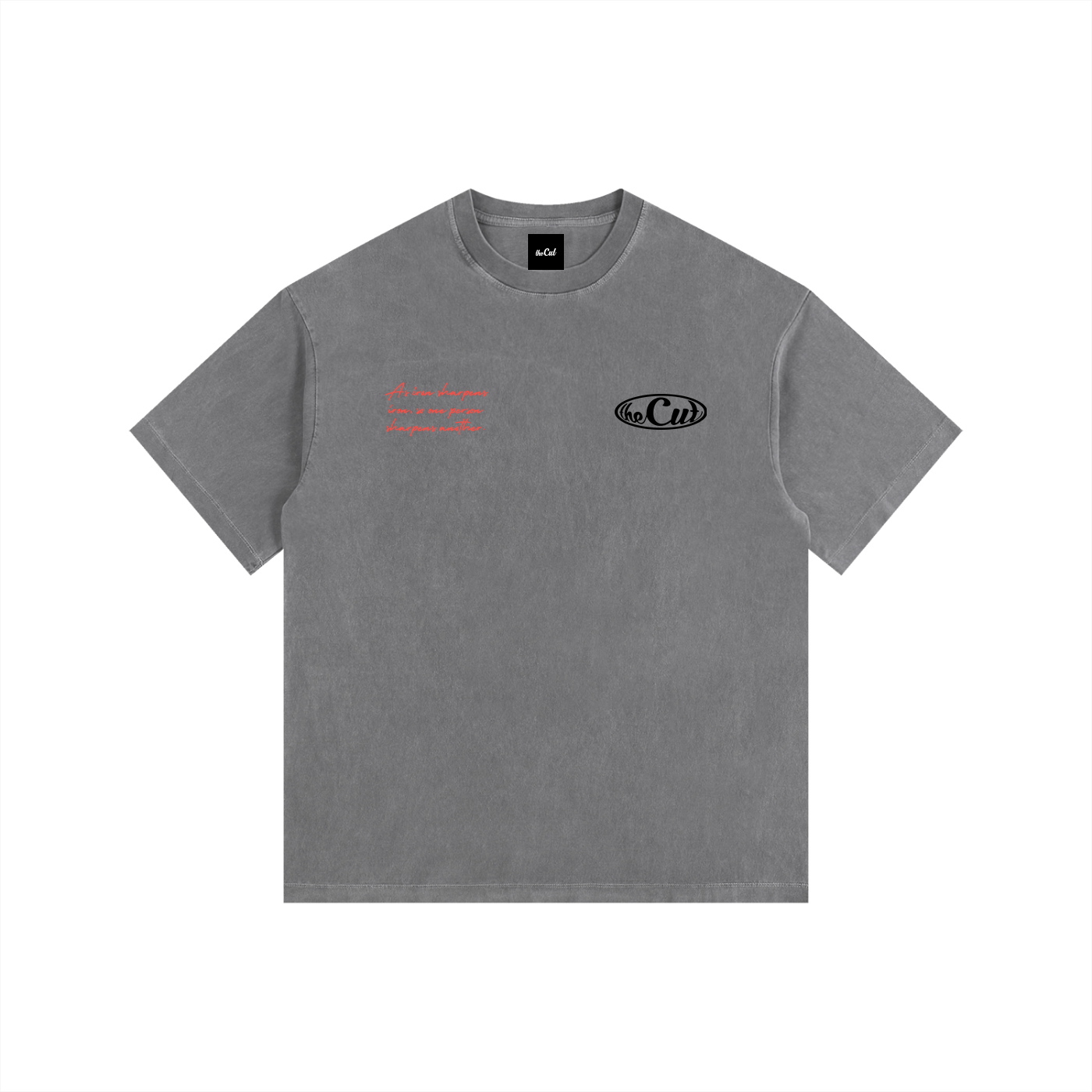 theCut Iron Sharpens Iron Washed Graphic Tee