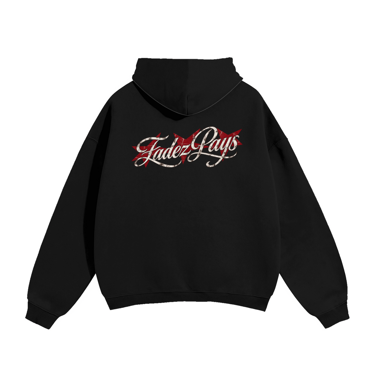 BLACK TC FADEZ PAYS FLEECED HOODIE