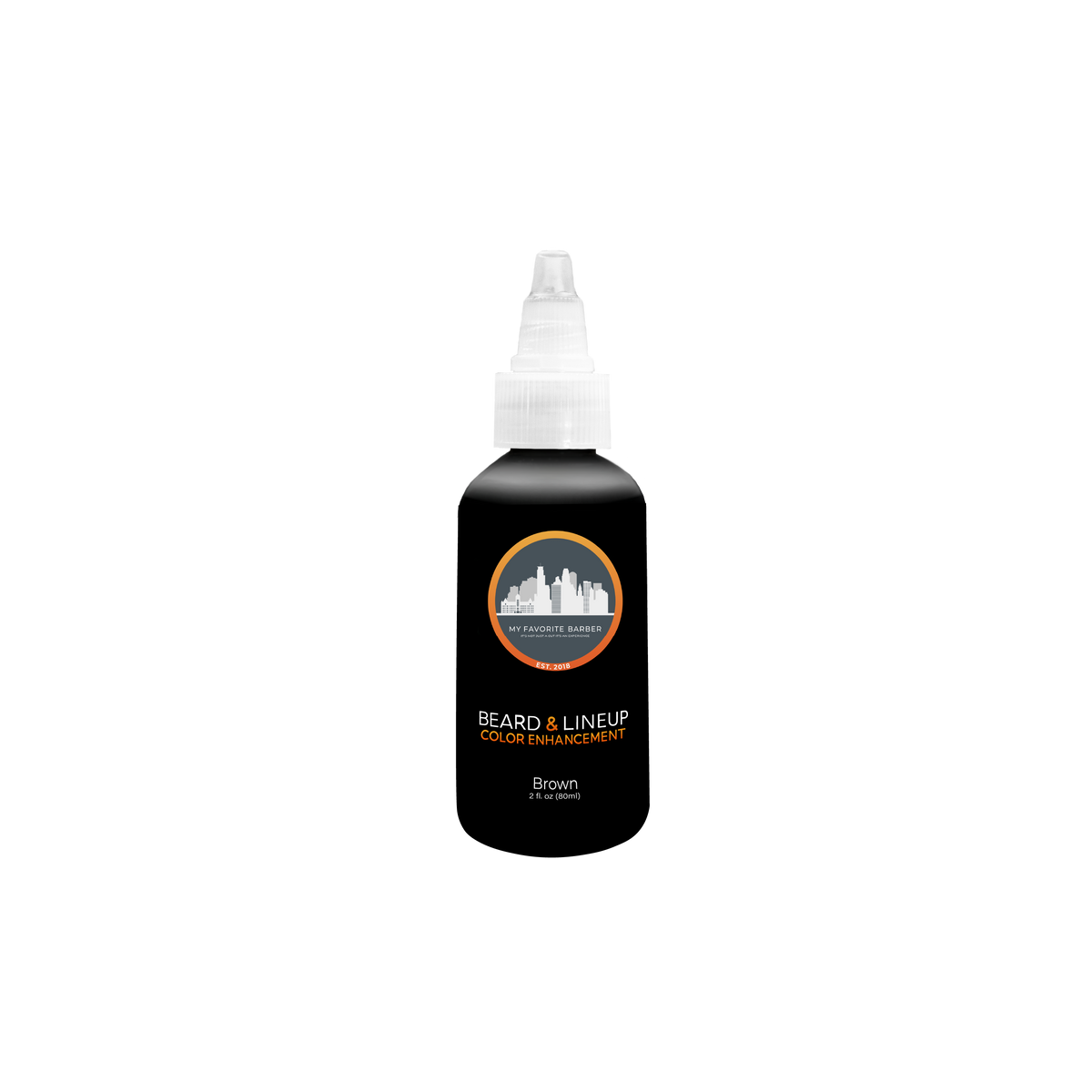 My Favorite Barber Beard & Lineup Color Enhancement - Brown 2 oz