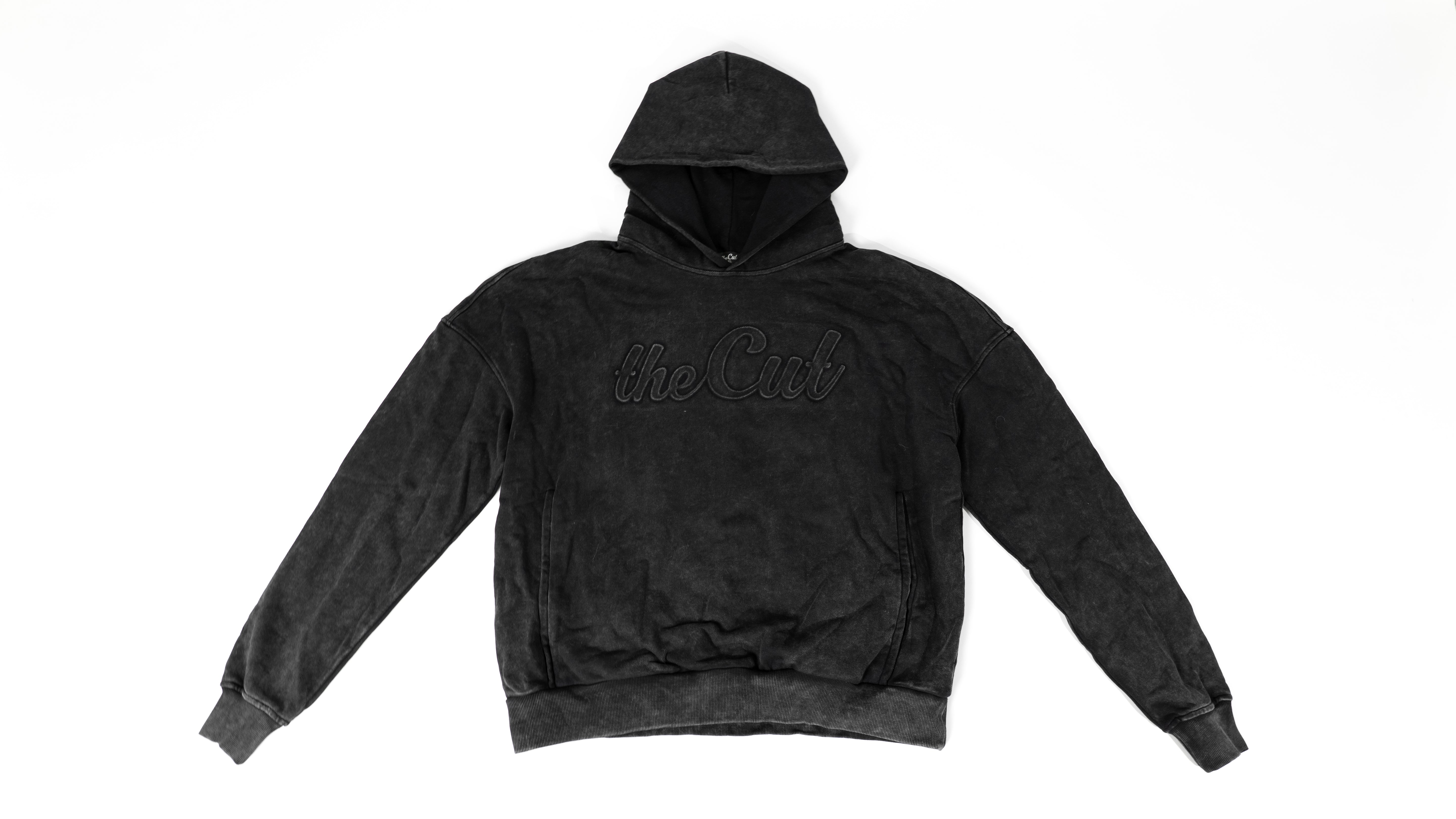 theCut Embossed Hoodie