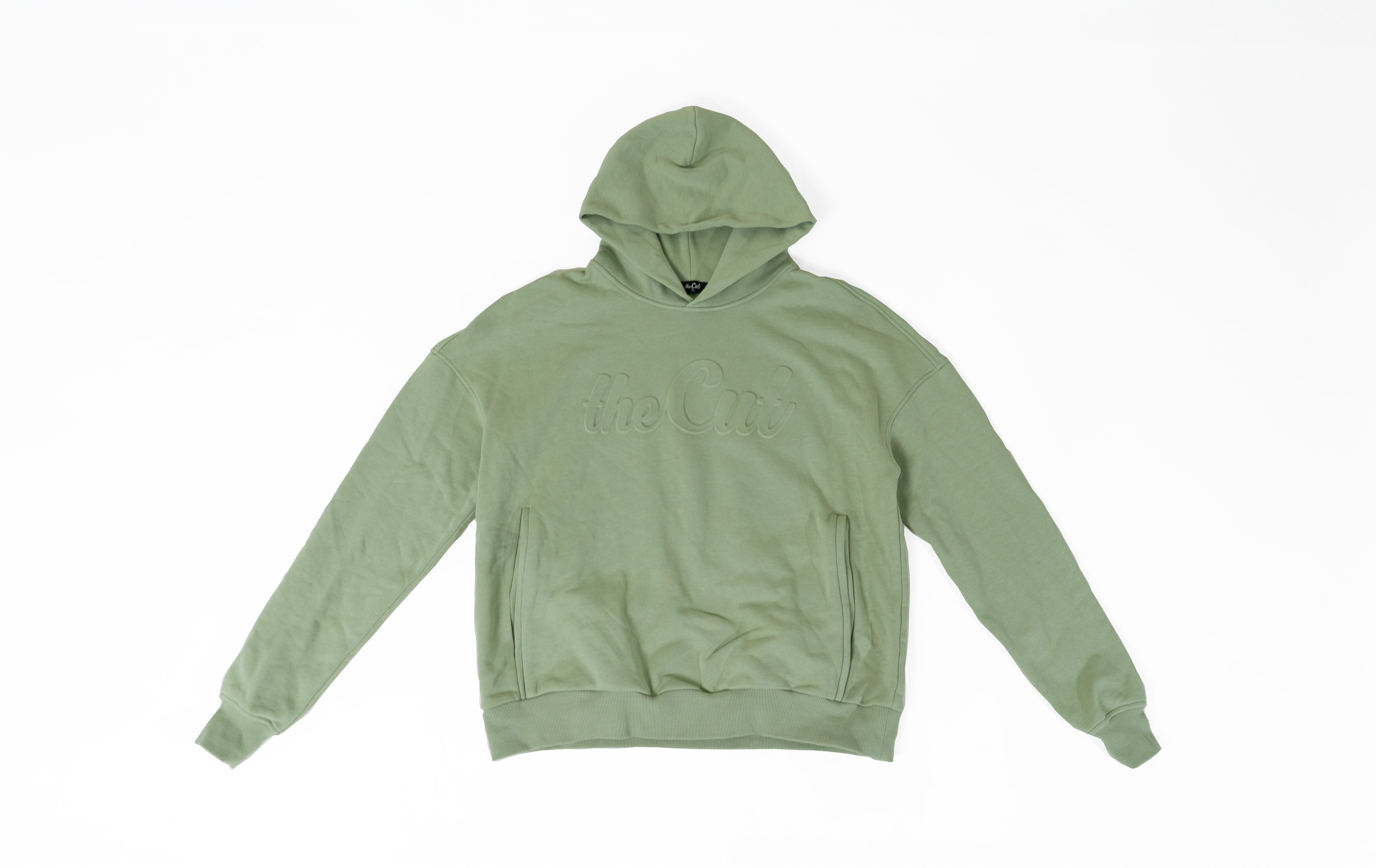 theCut Embossed Hoodie