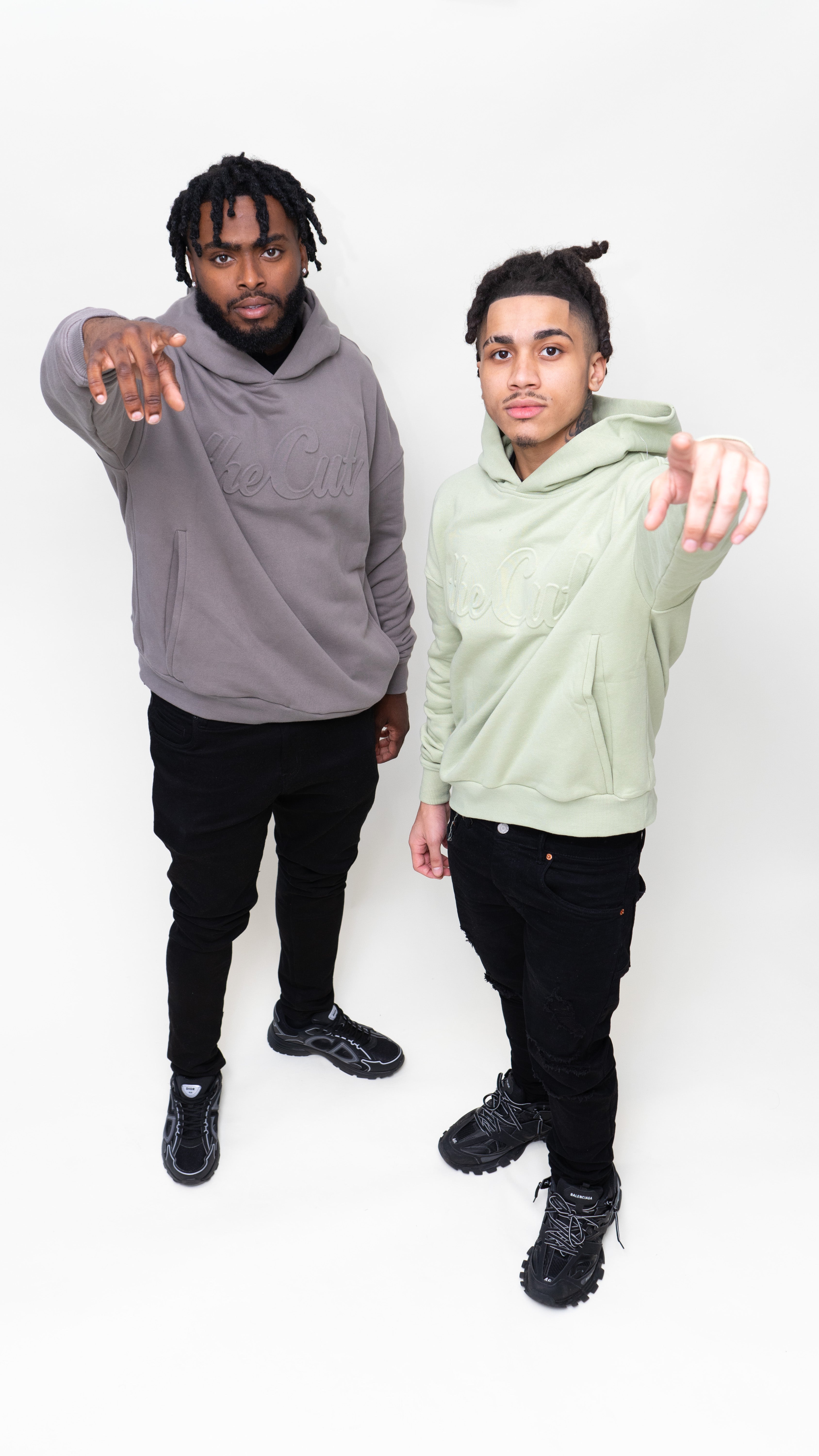 theCut Embossed Hoodie