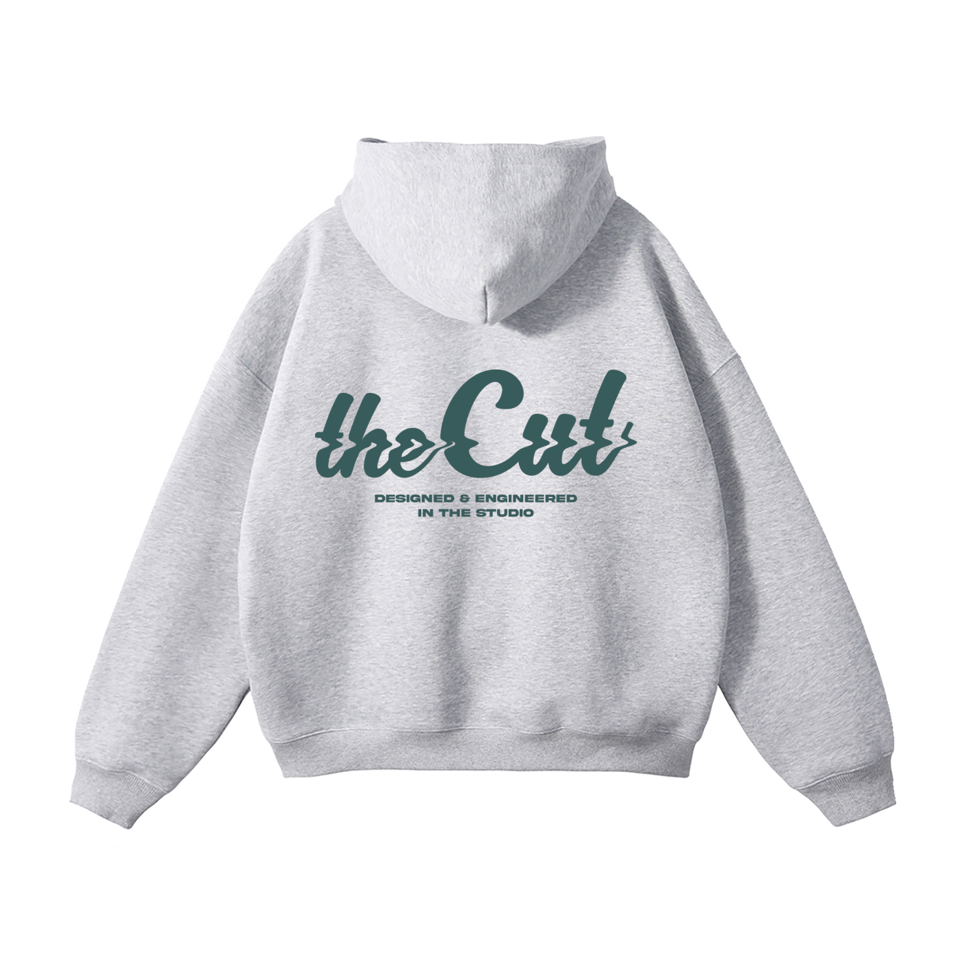 theCut Glitch Wave Teal Print Hoodie