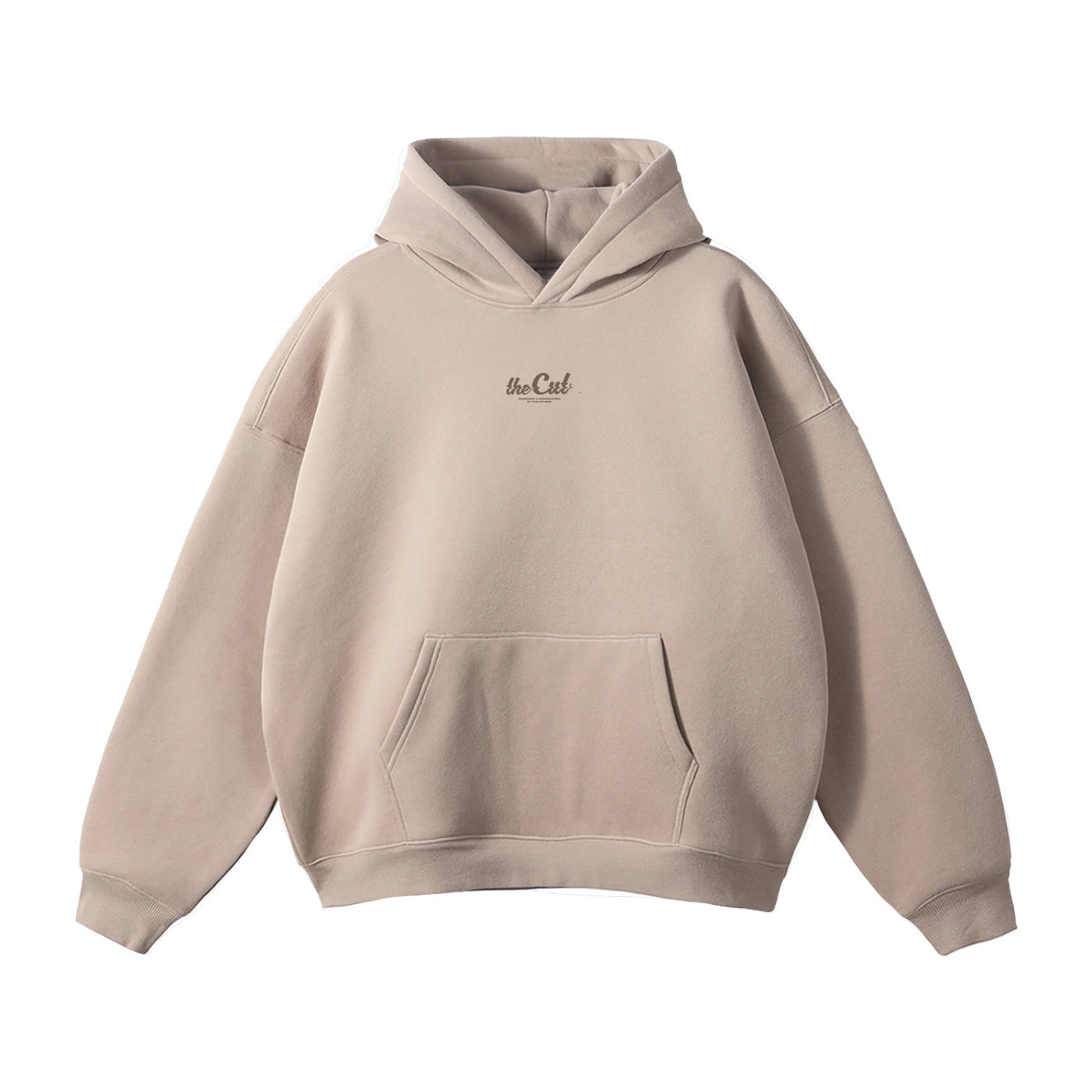 theCut Glitch Wave Caramel Print Hoodie