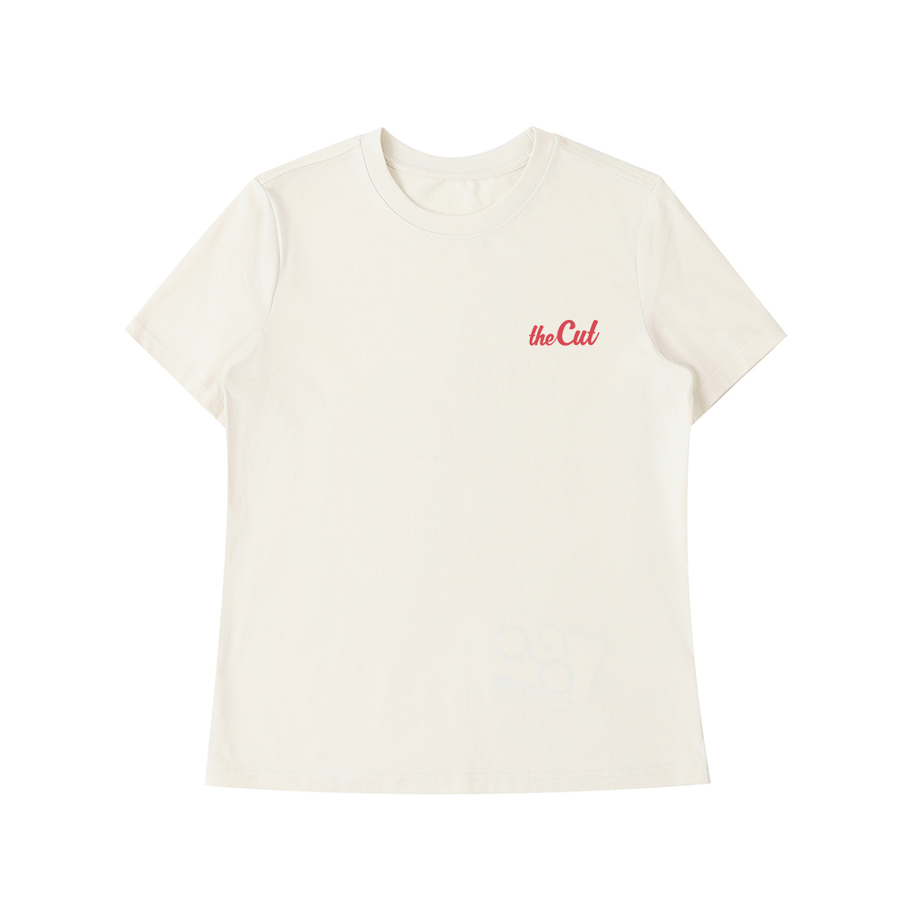 theCut Standard Shoulder T-Shirt Mild Apricot