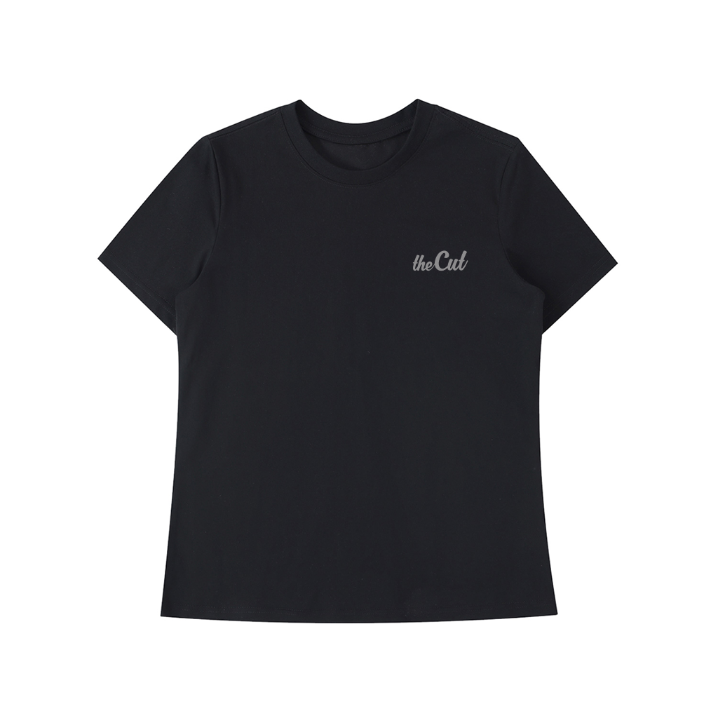 theCut Standard Shoulder T-Shirt Black