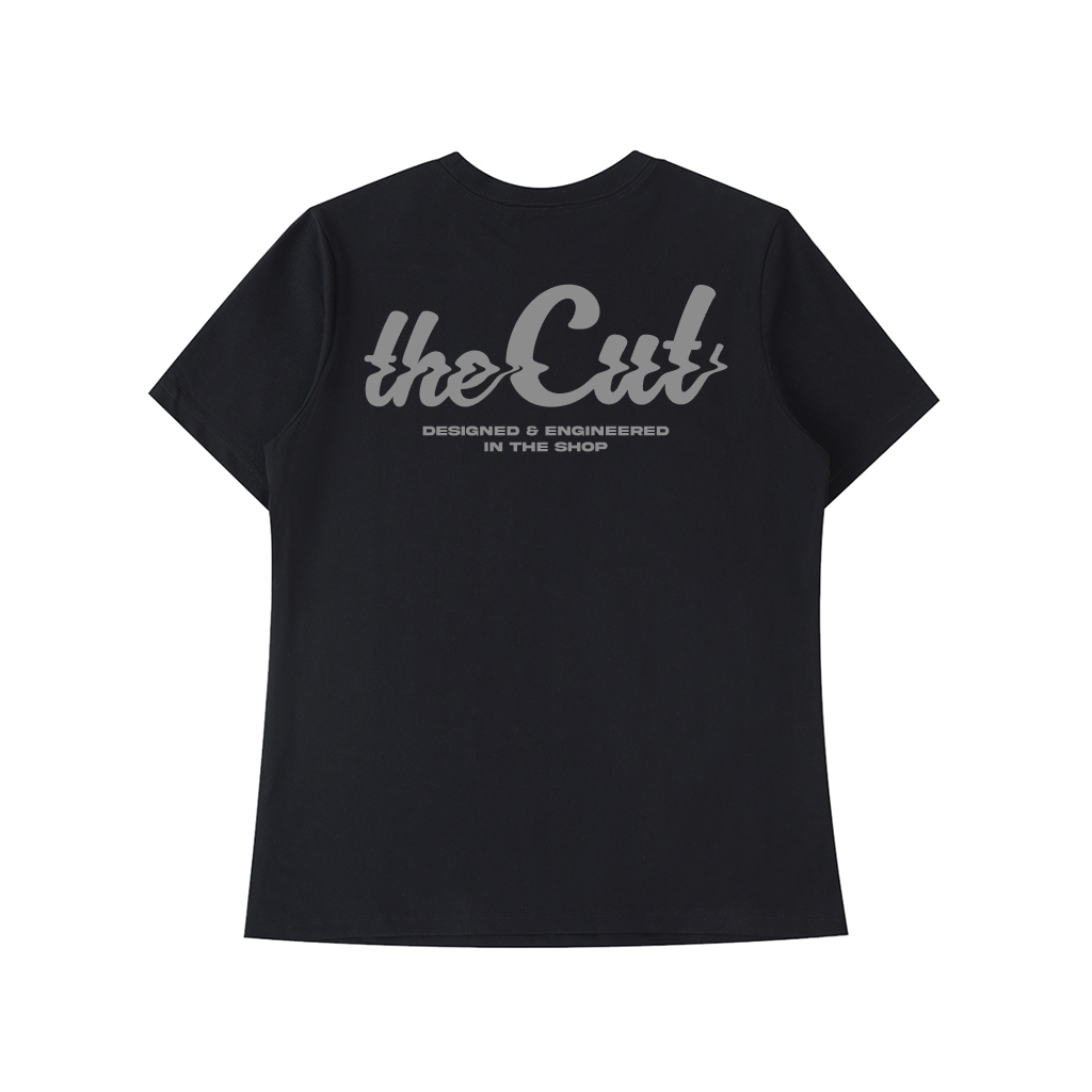 theCut Standard Shoulder T-Shirt Black