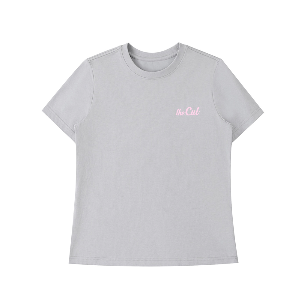 theCut Standard Shoulder T-Shirt Light Gray