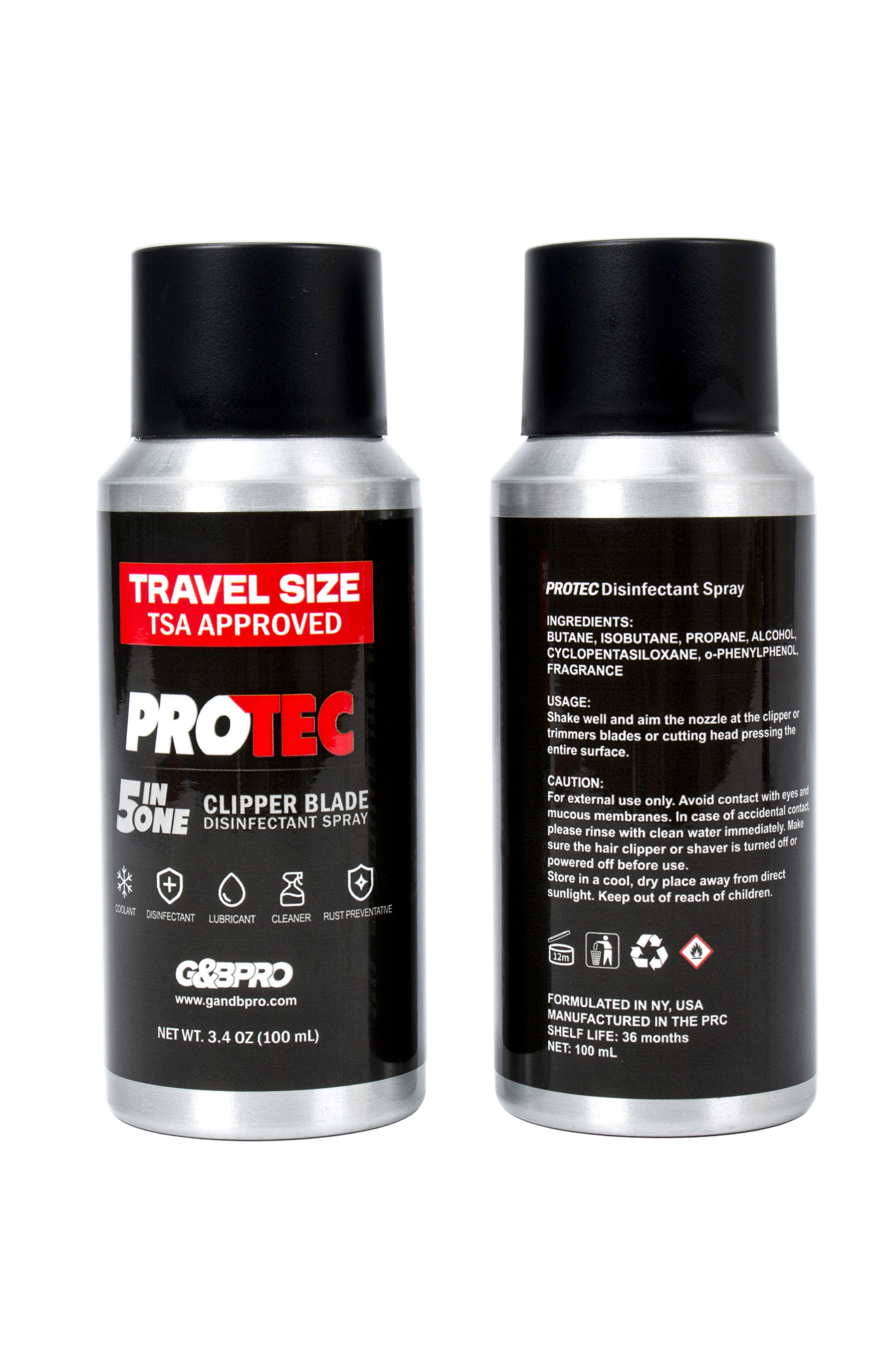 PROTEC Travel Size Disinfecting Spray 3.4 oz