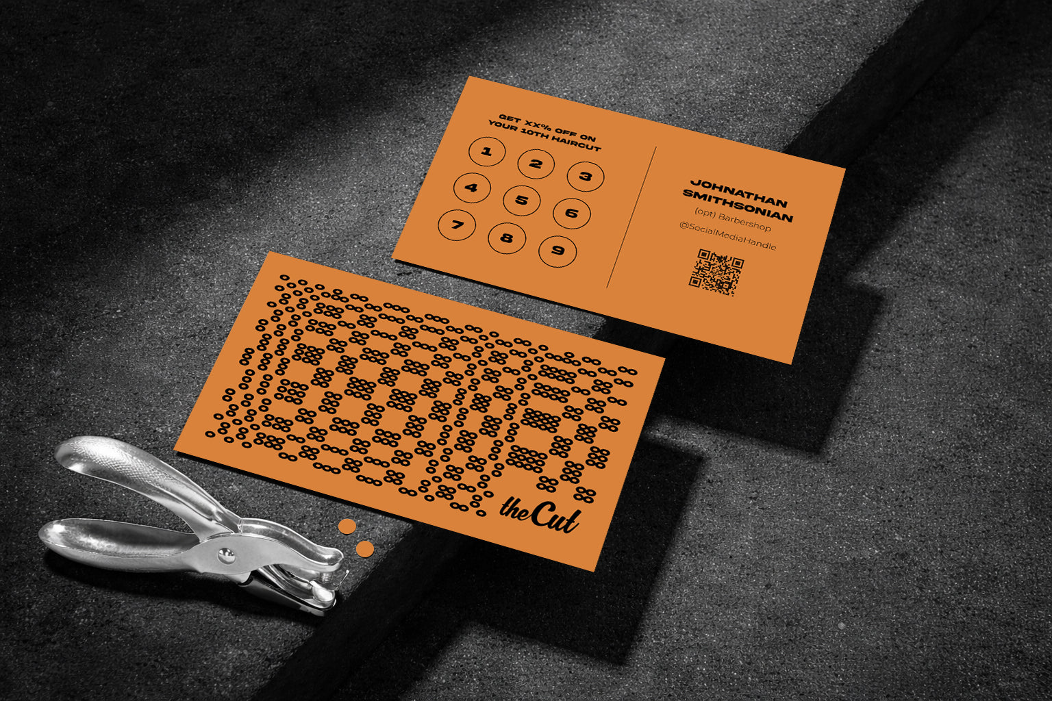 Loyalty Punch Cards - Fire Heat