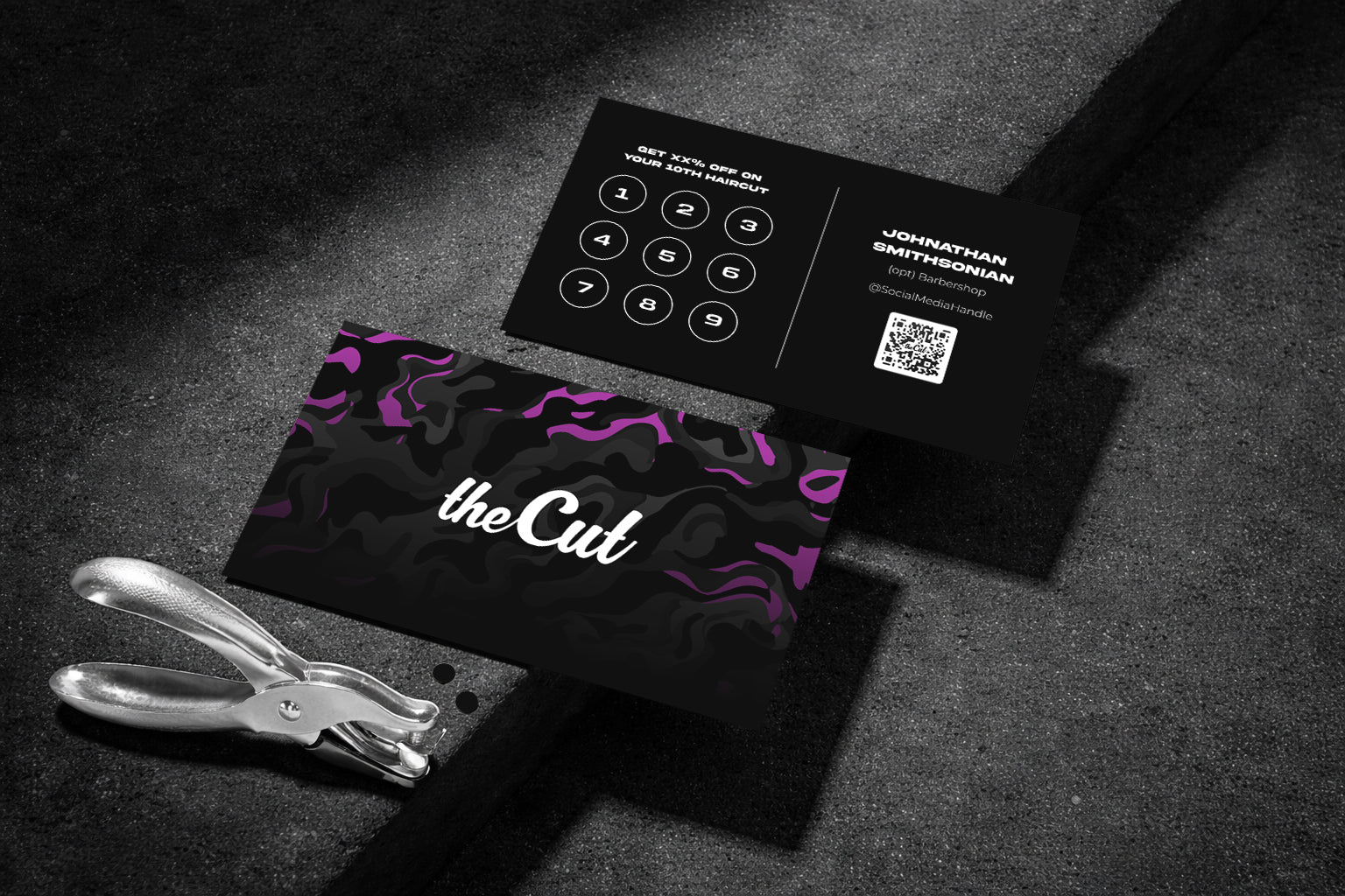 Loyalty Punch Cards - Camo Vibes