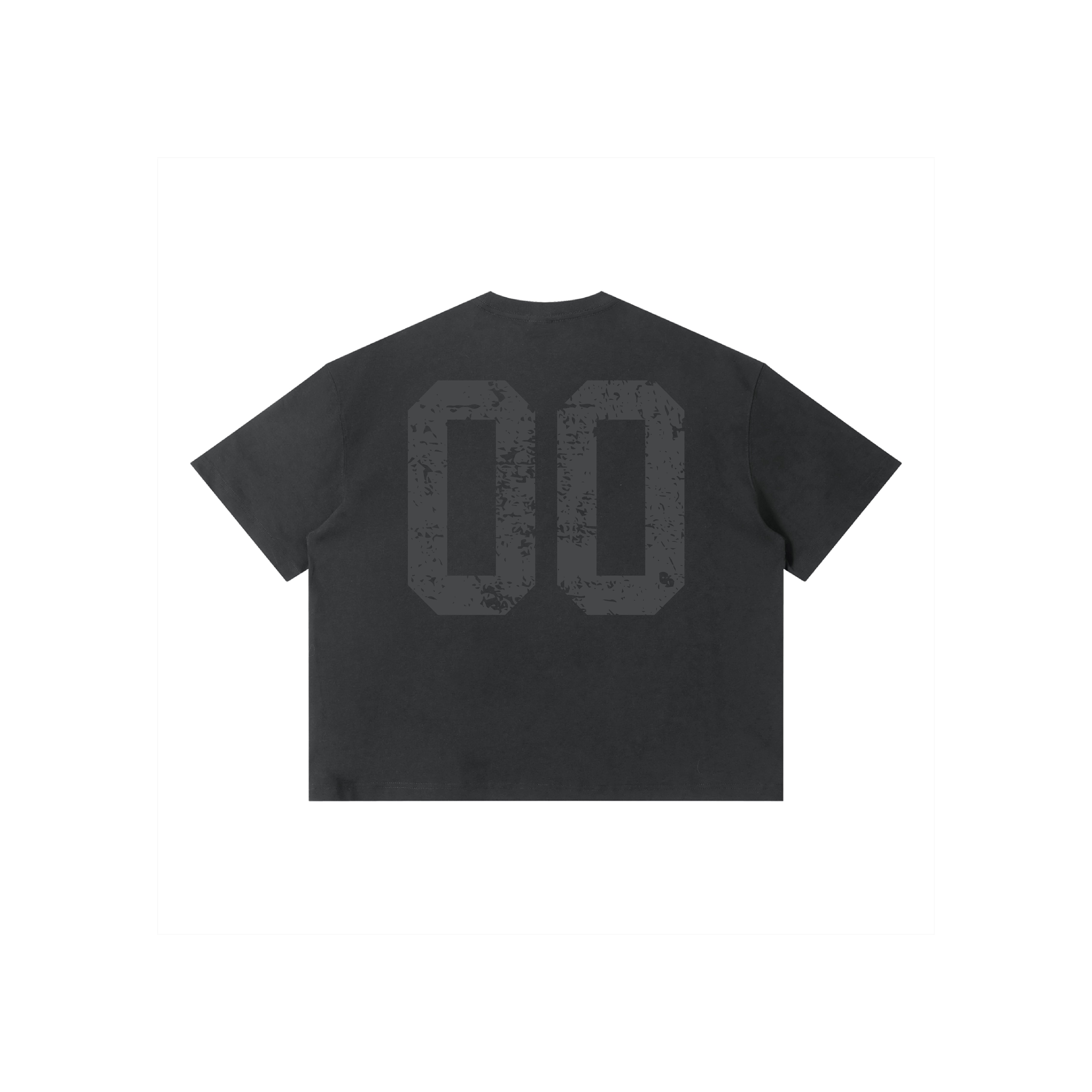 theCut Gray Washed Graphic T-shirt