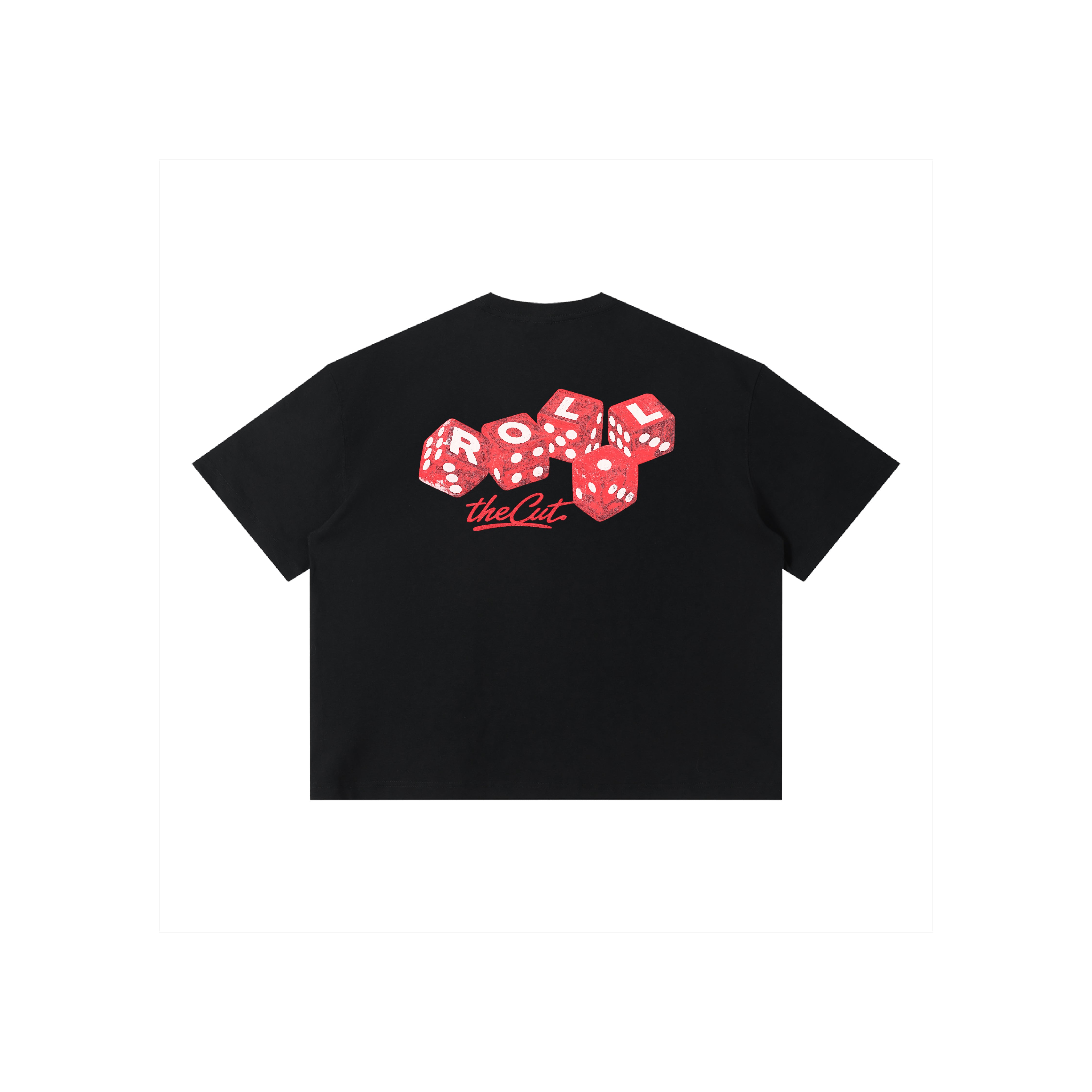 theCut Black Dice Roll T-Shirt