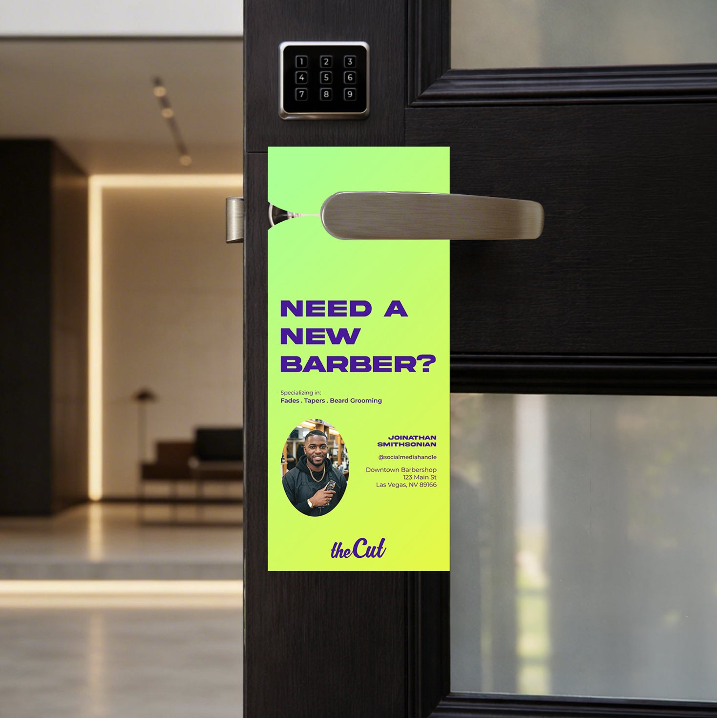Door Hangers - Neon Nights