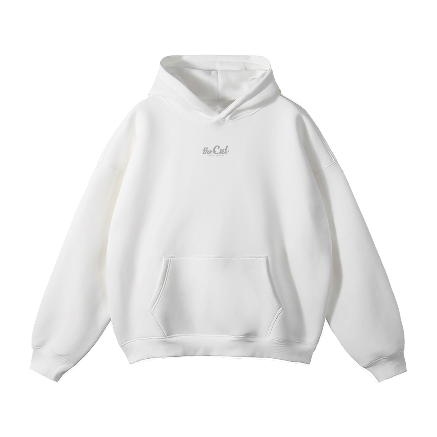 theCut Glitch Wave Grey Print Hoodie