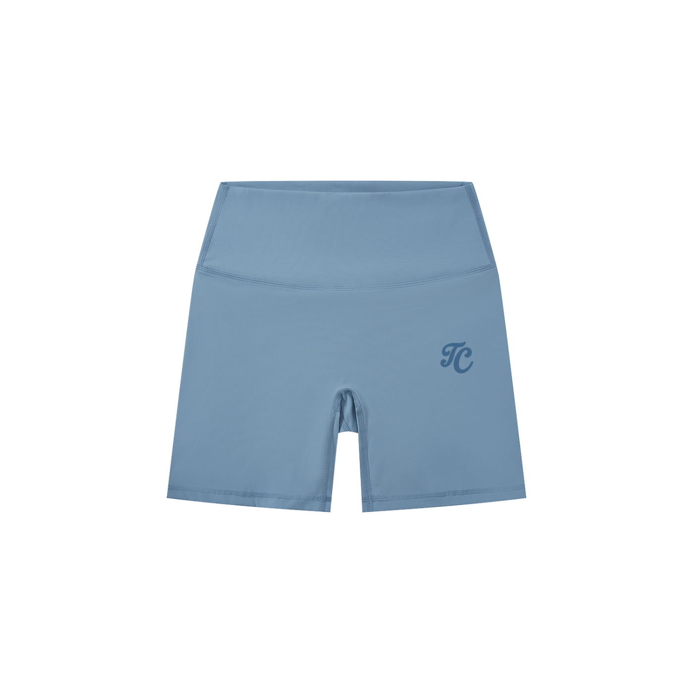 Women's High-Waisted Biker Shorts Blue