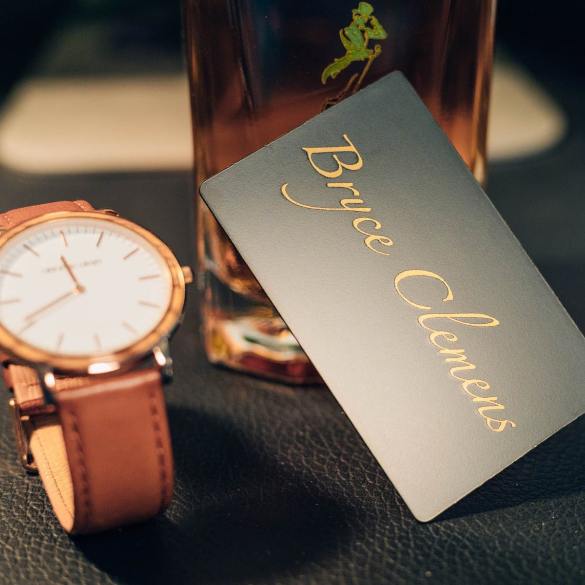 Anodized Premium Brass - Tap Business Card