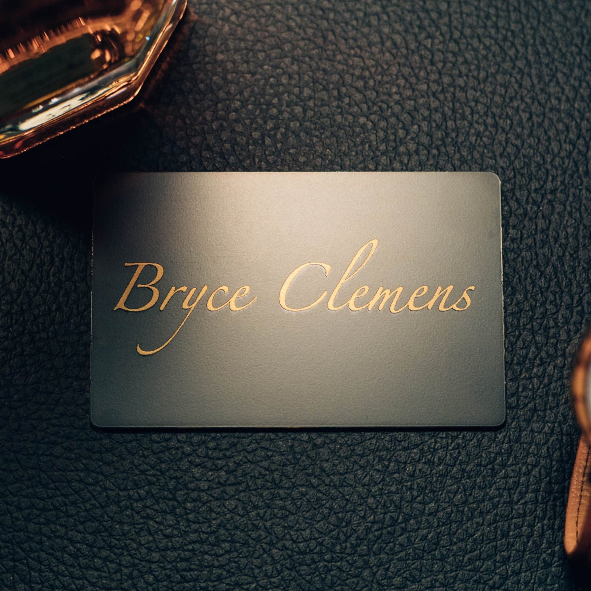 Anodized Premium Brass - Tap Business Card