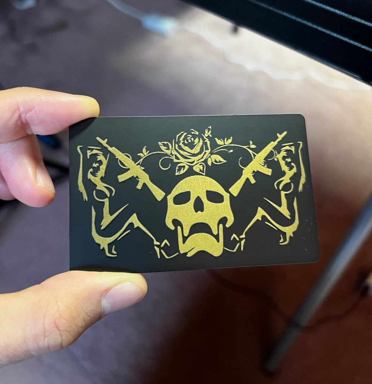 Anodized Premium Brass - Tap Business Card