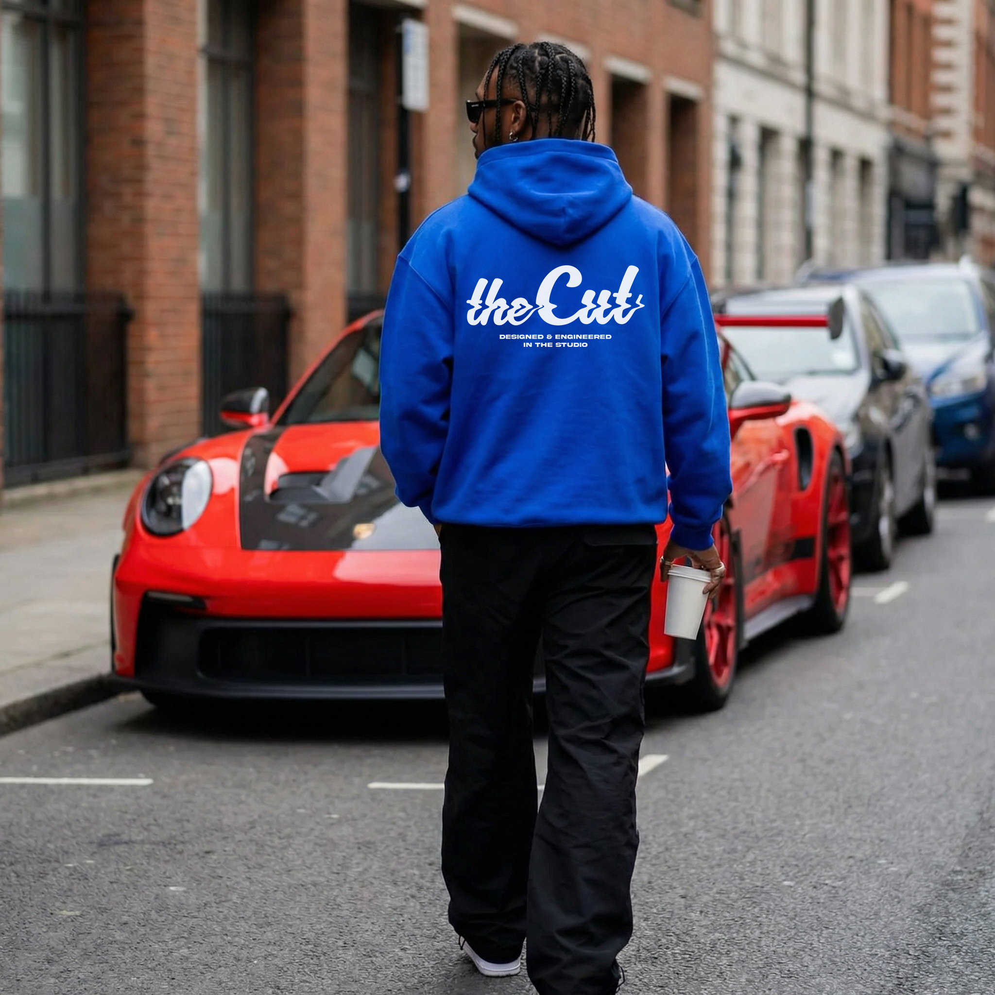 theCut Glitch Wave Hoodie