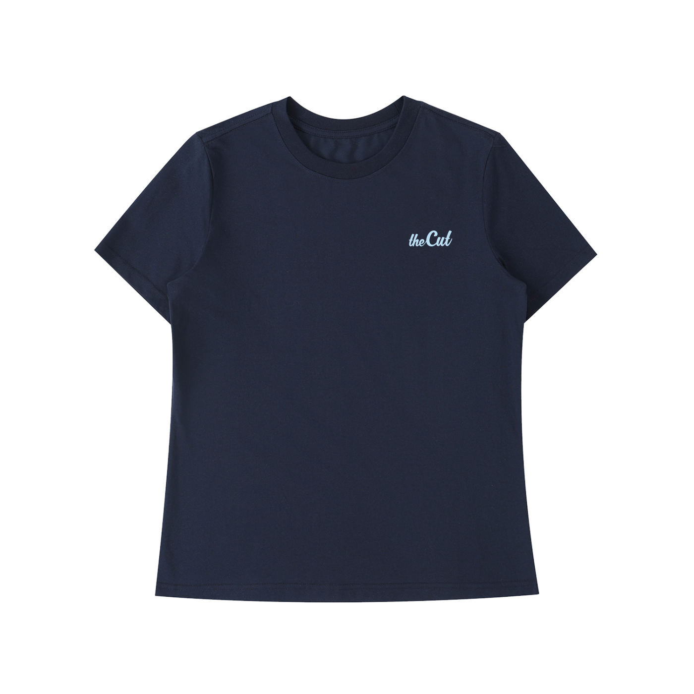 theCut Standard Shoulder T-Shirt Navy Blue