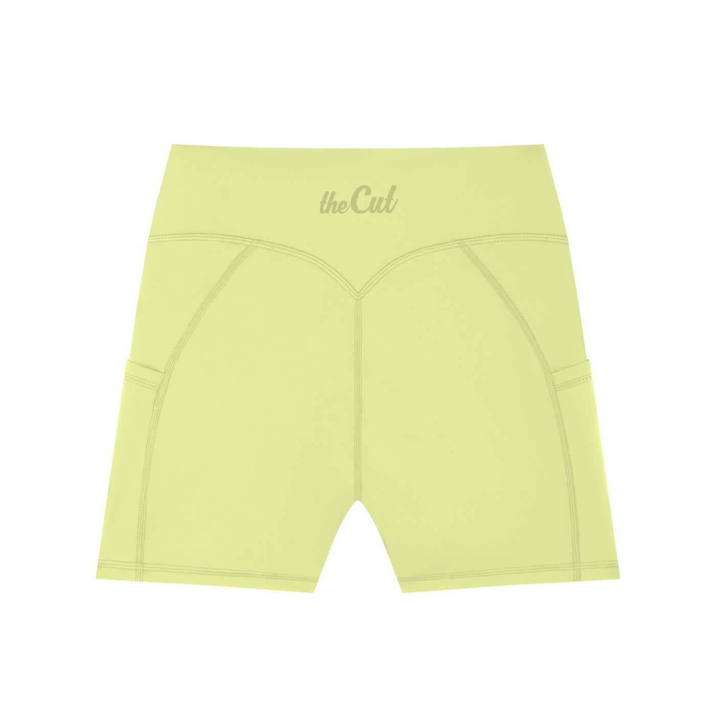 Women's High-Waisted Pocket Biker Shorts