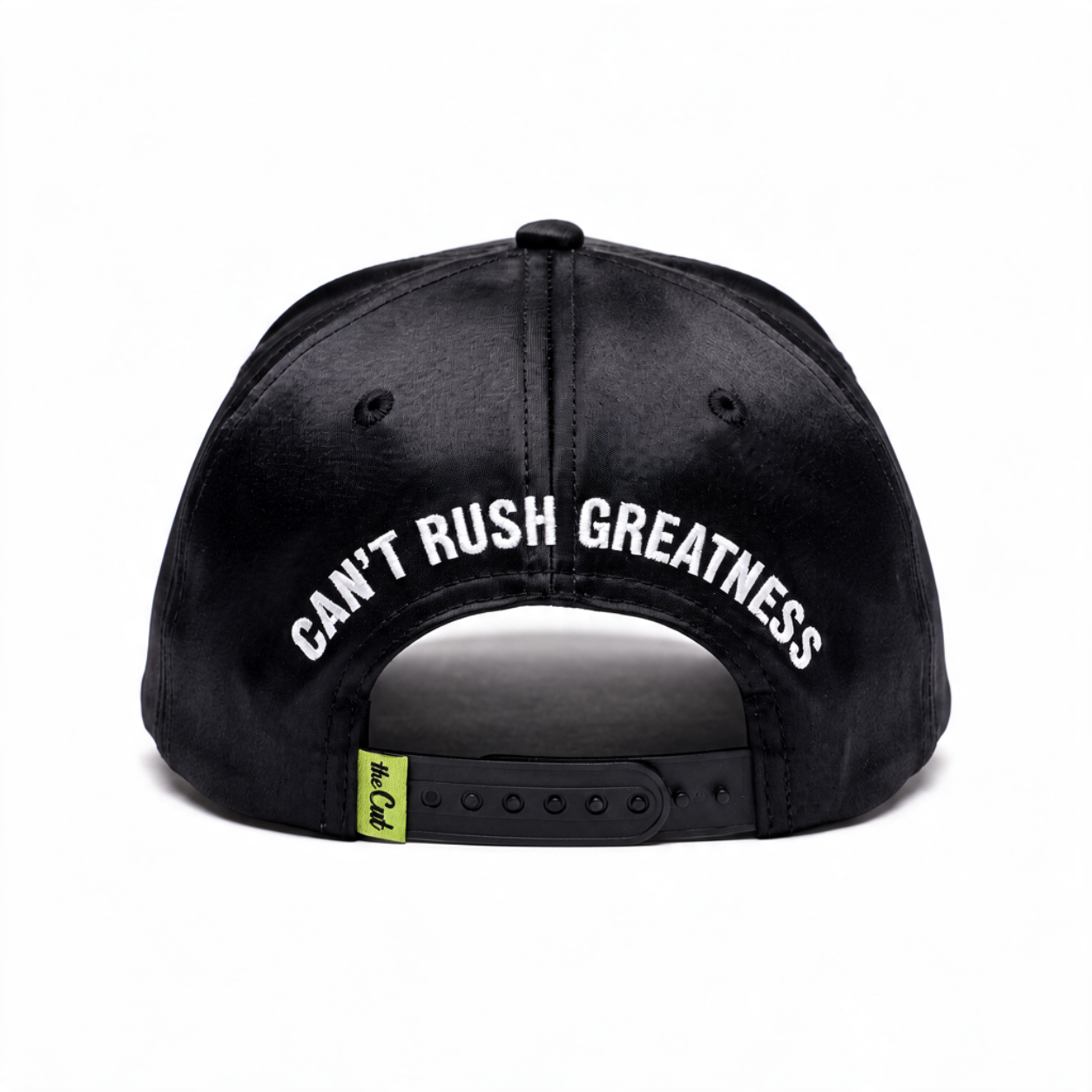 theCut Snapback Hat - Satin Black
