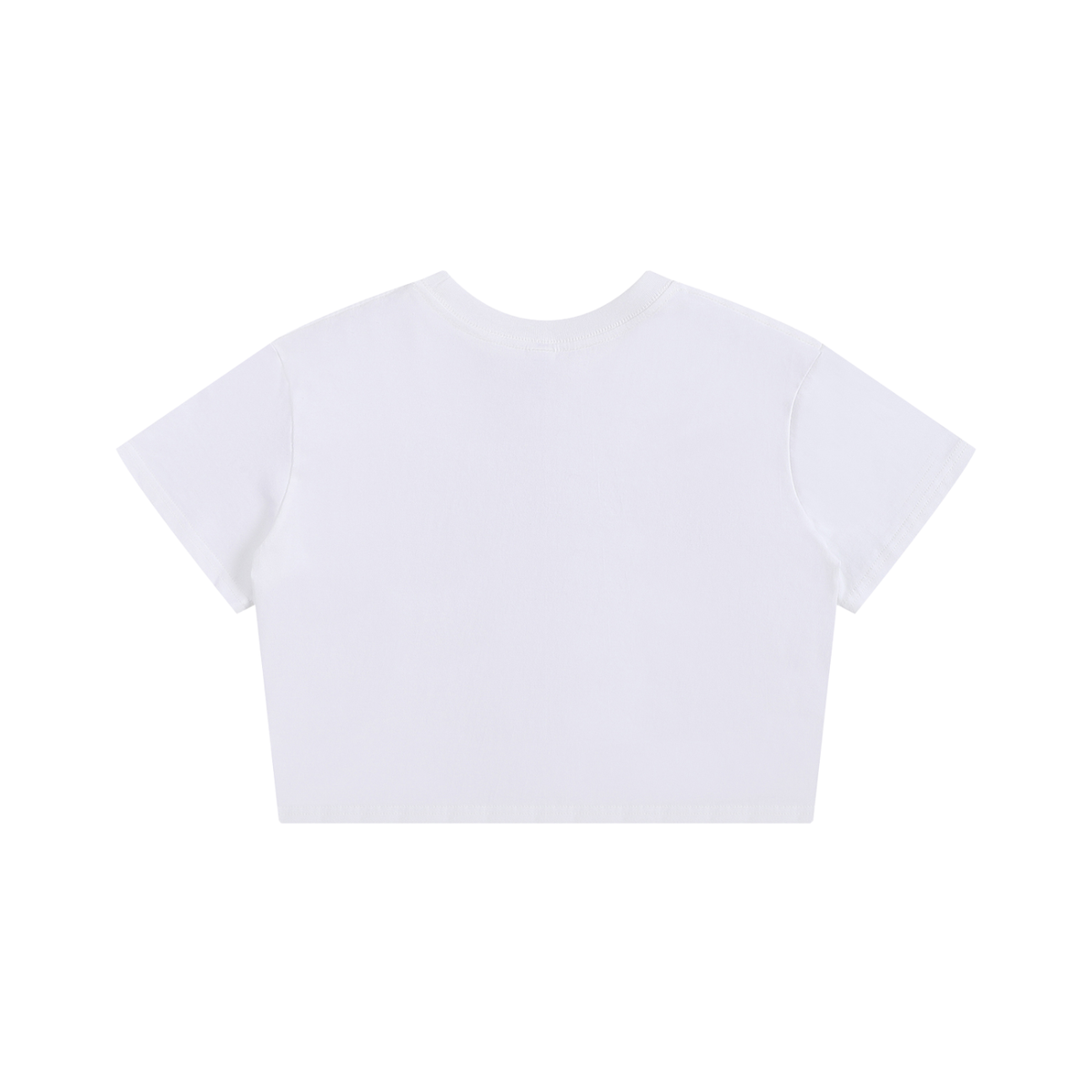 ABBC - Barber Bae Cropped Tee - White