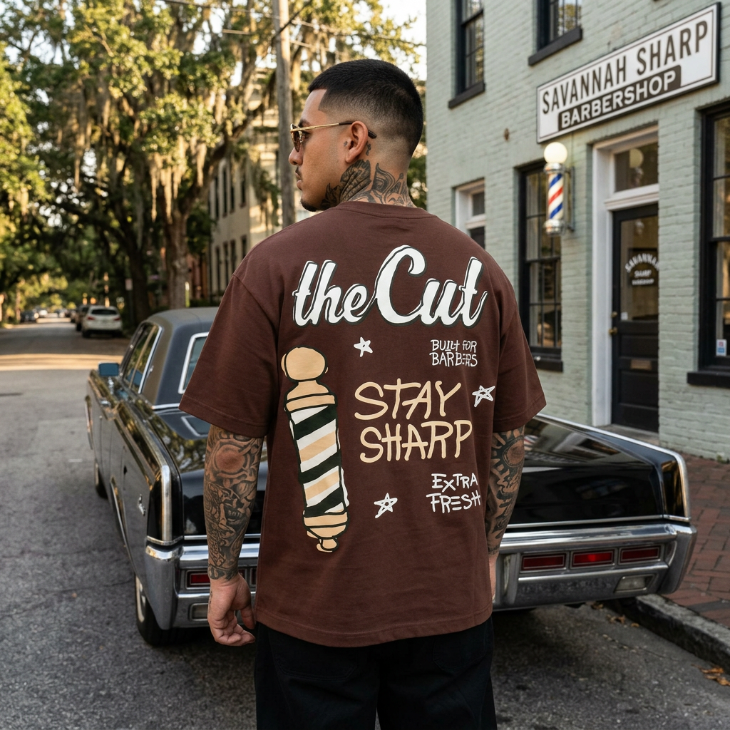theCut Brown Stay Sharp Tee