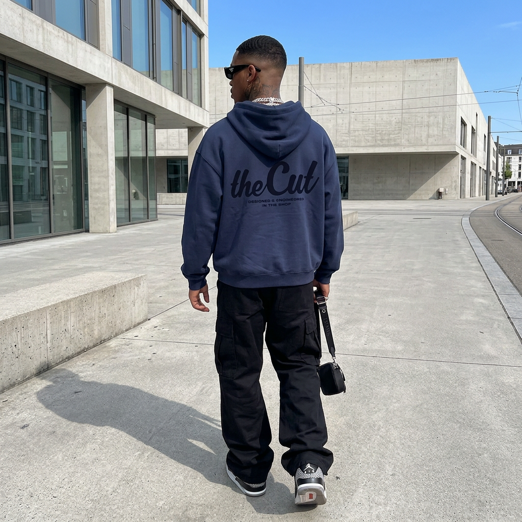 theCut Classic Hoodie Blue