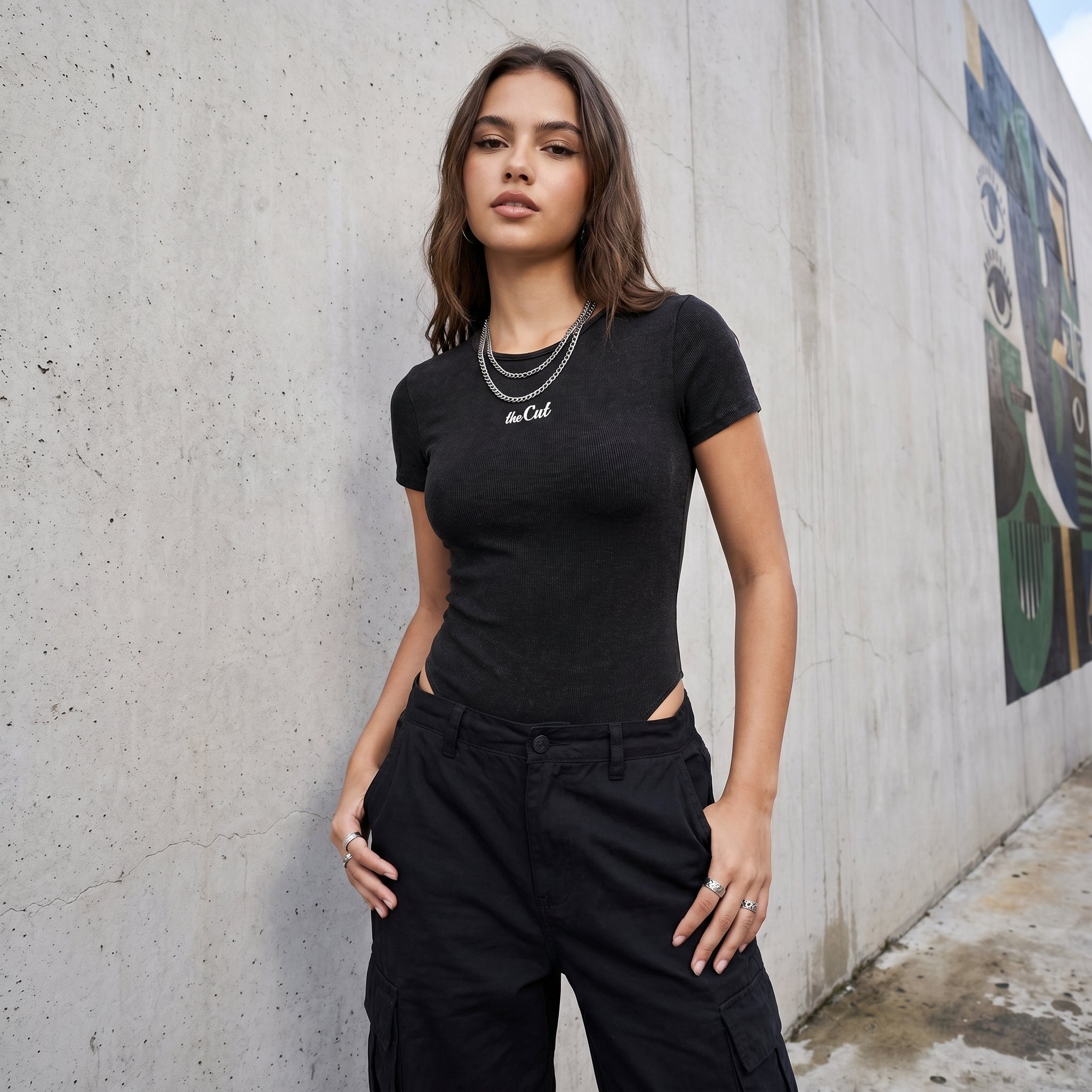 Women's theCut Mineral Wash Bodysuit