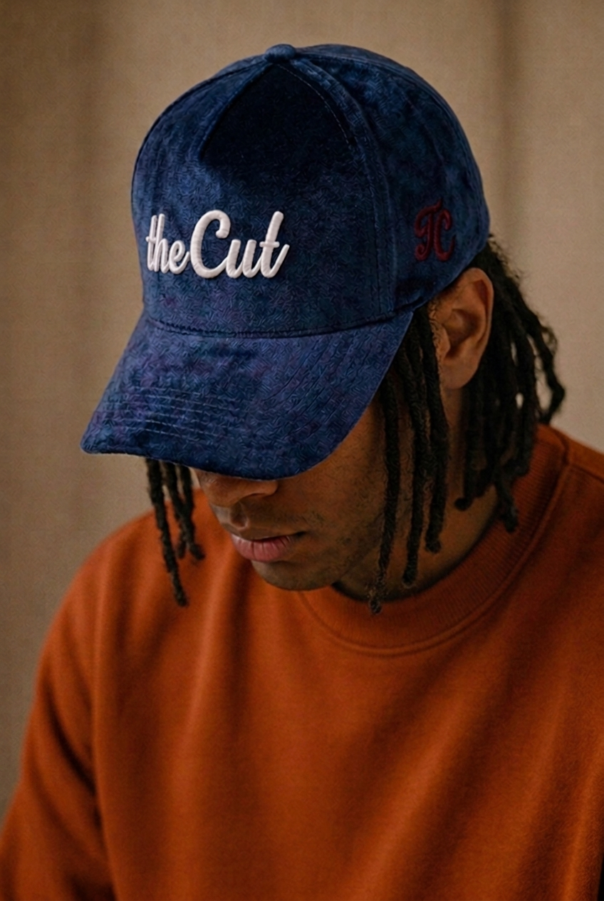 theCut Snapback Hat - Navy