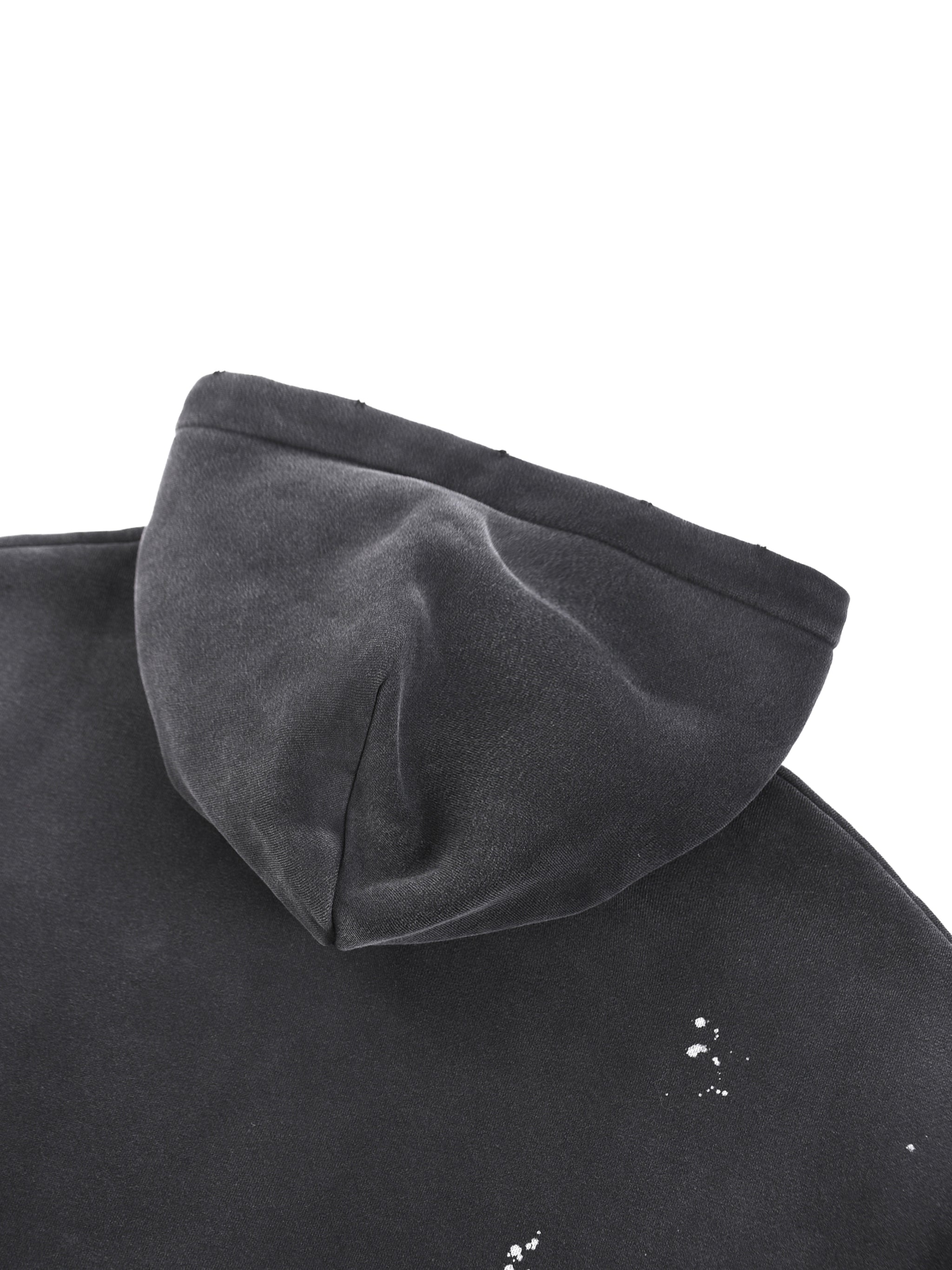 Not for Everyone Vintage Washed Frayed Fleece Hoodie