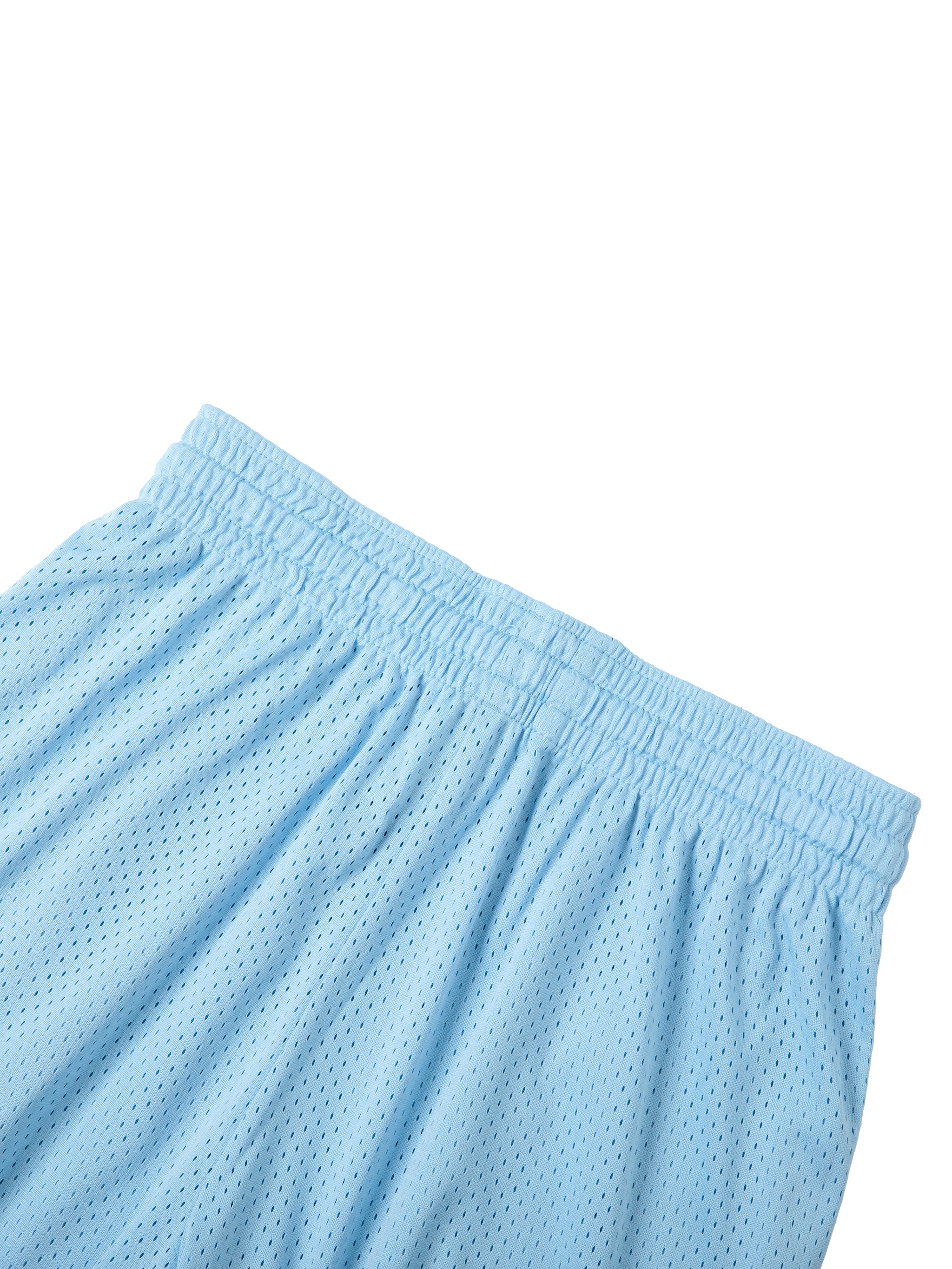 theCut High Standards Mesh Shorts Sky Blue 6" Inseam