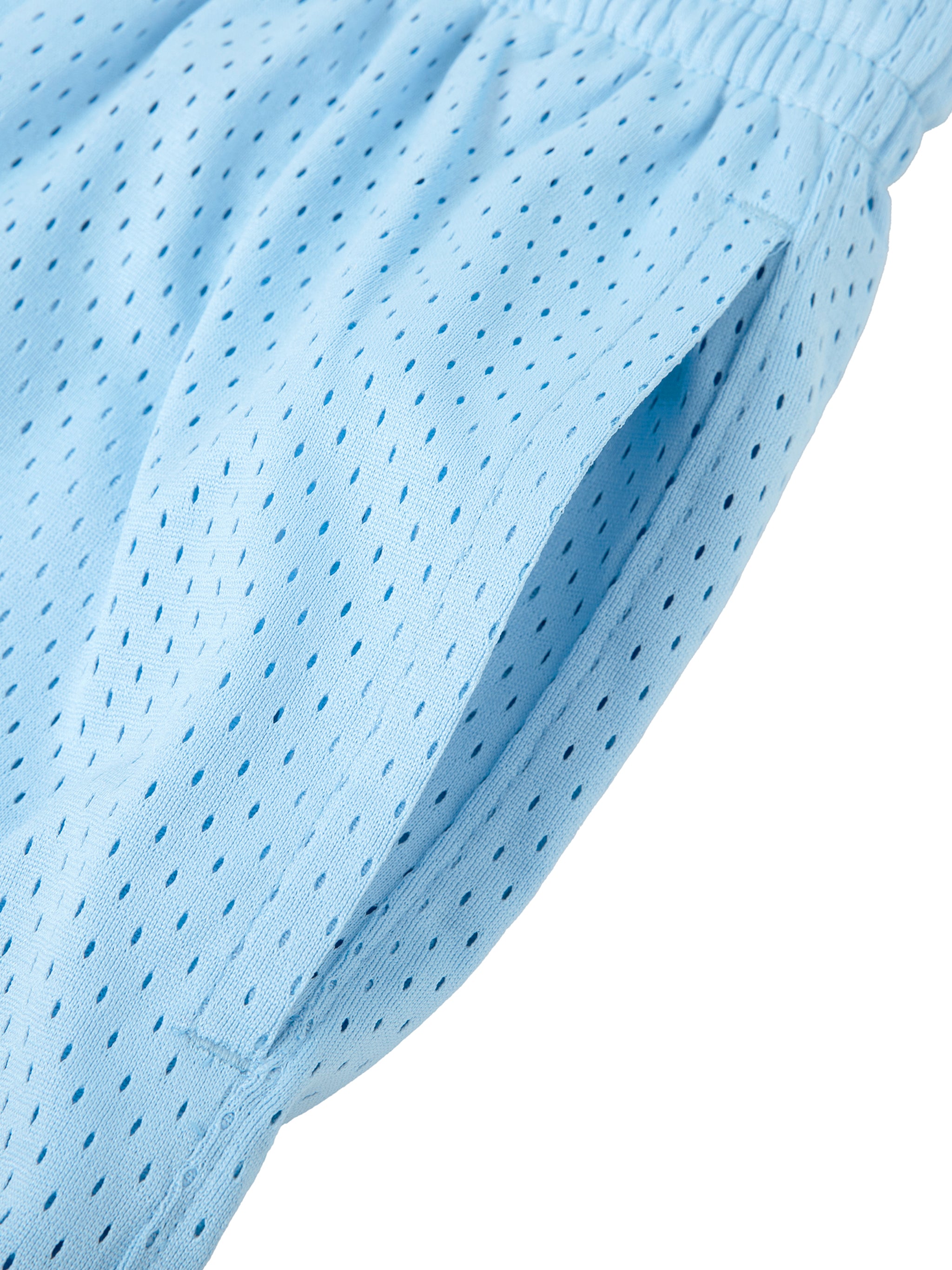 theCut High Standards Mesh Shorts Sky Blue 6" Inseam