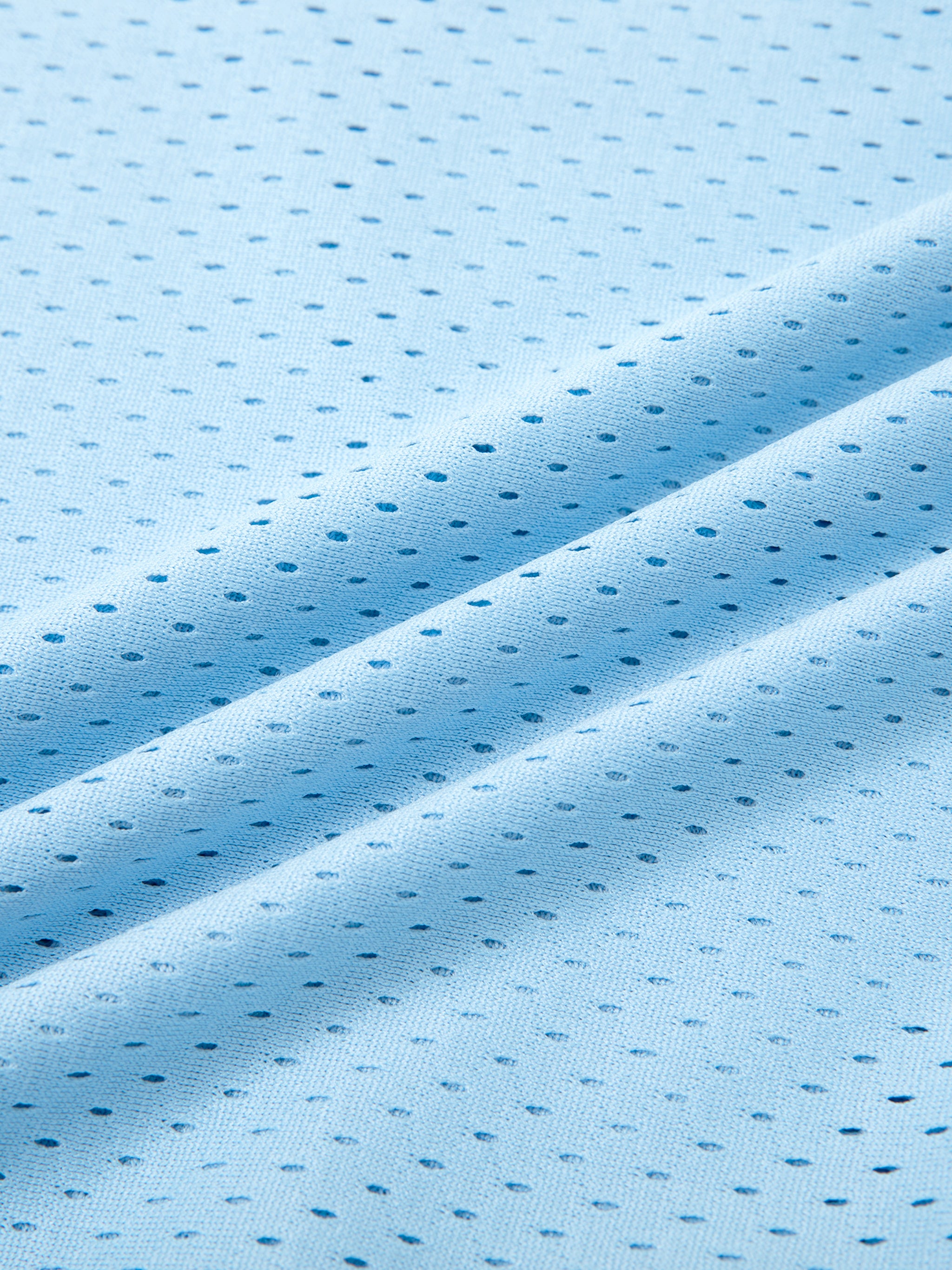 theCut High Standards Mesh Shorts Sky Blue 6" Inseam