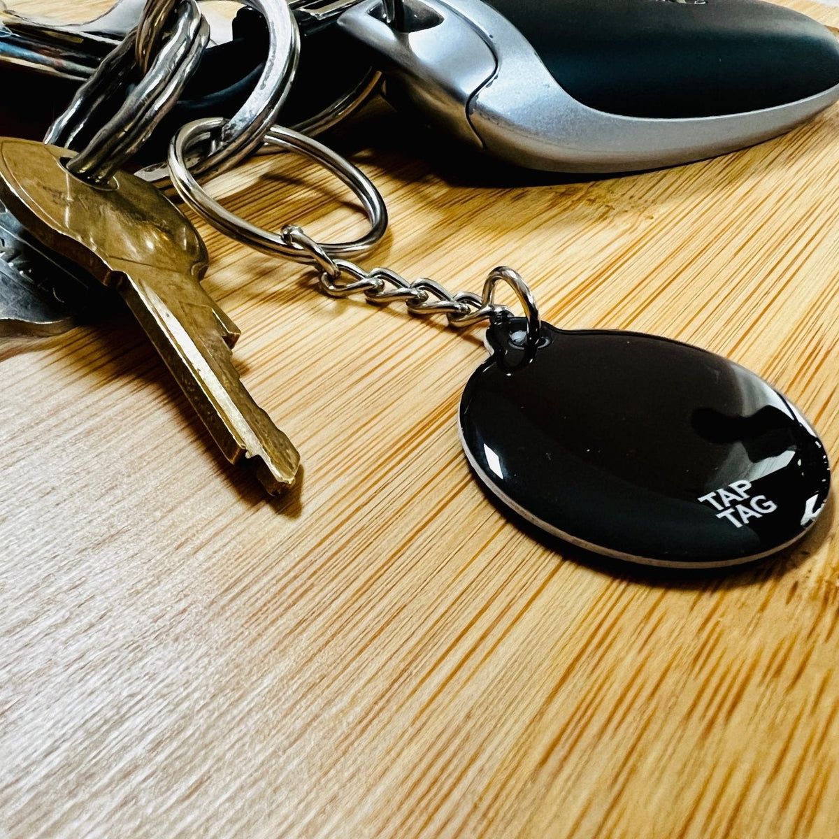 Matte Black - Tap Lightweight Keychain