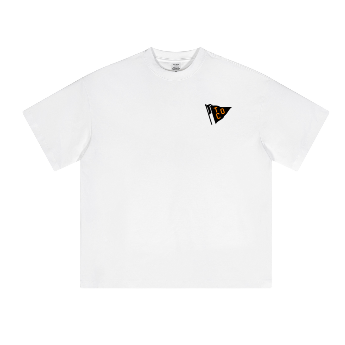 230GSM Unisex Cool-Touch Sorona Fabric Basic Crew Neck T-shirt White