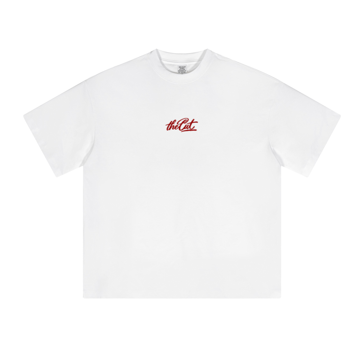 230GSM Unisex Cool-Touch Sorona Fabric Basic Crew Neck T-shirt White