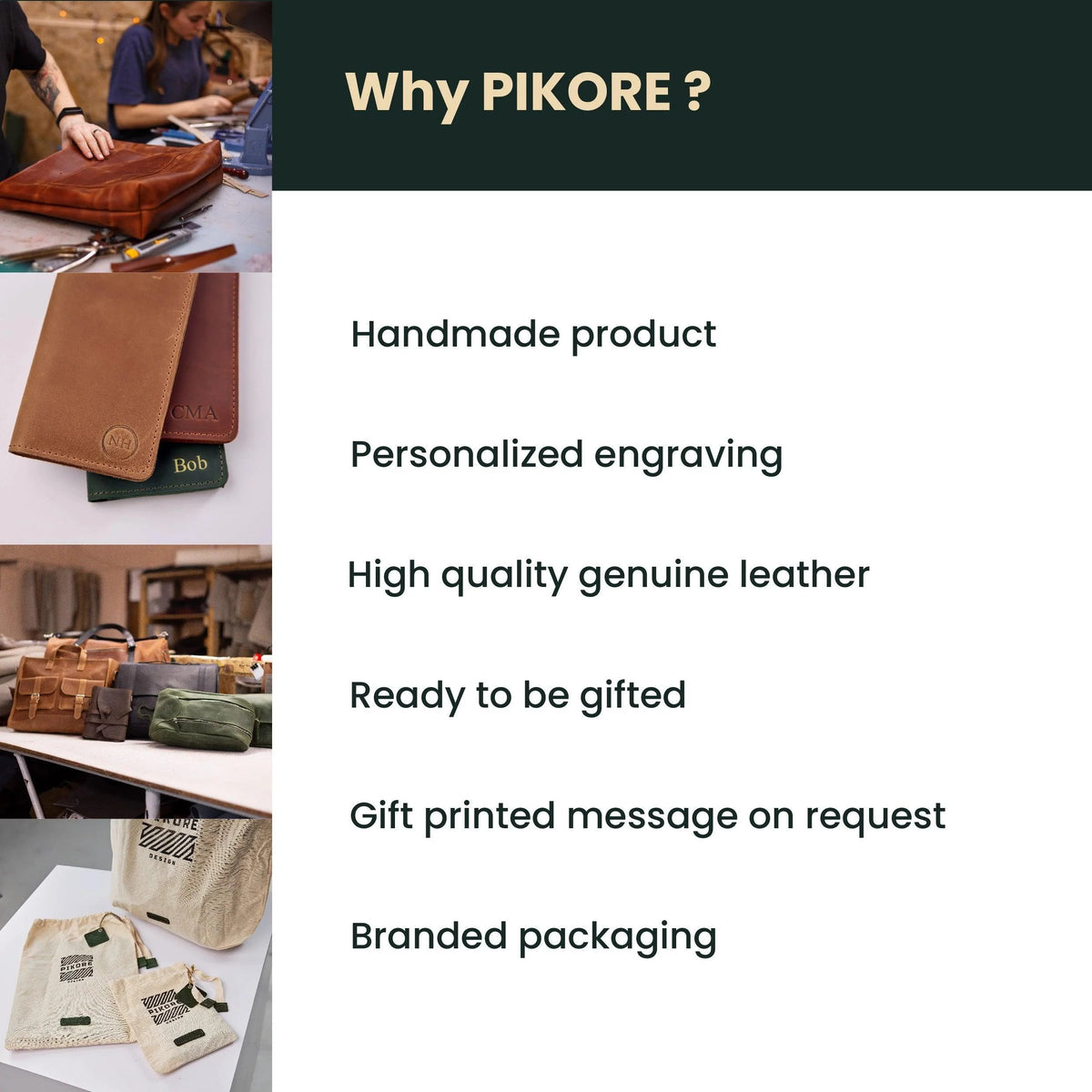Pikore Leather Barber Tool Bag
