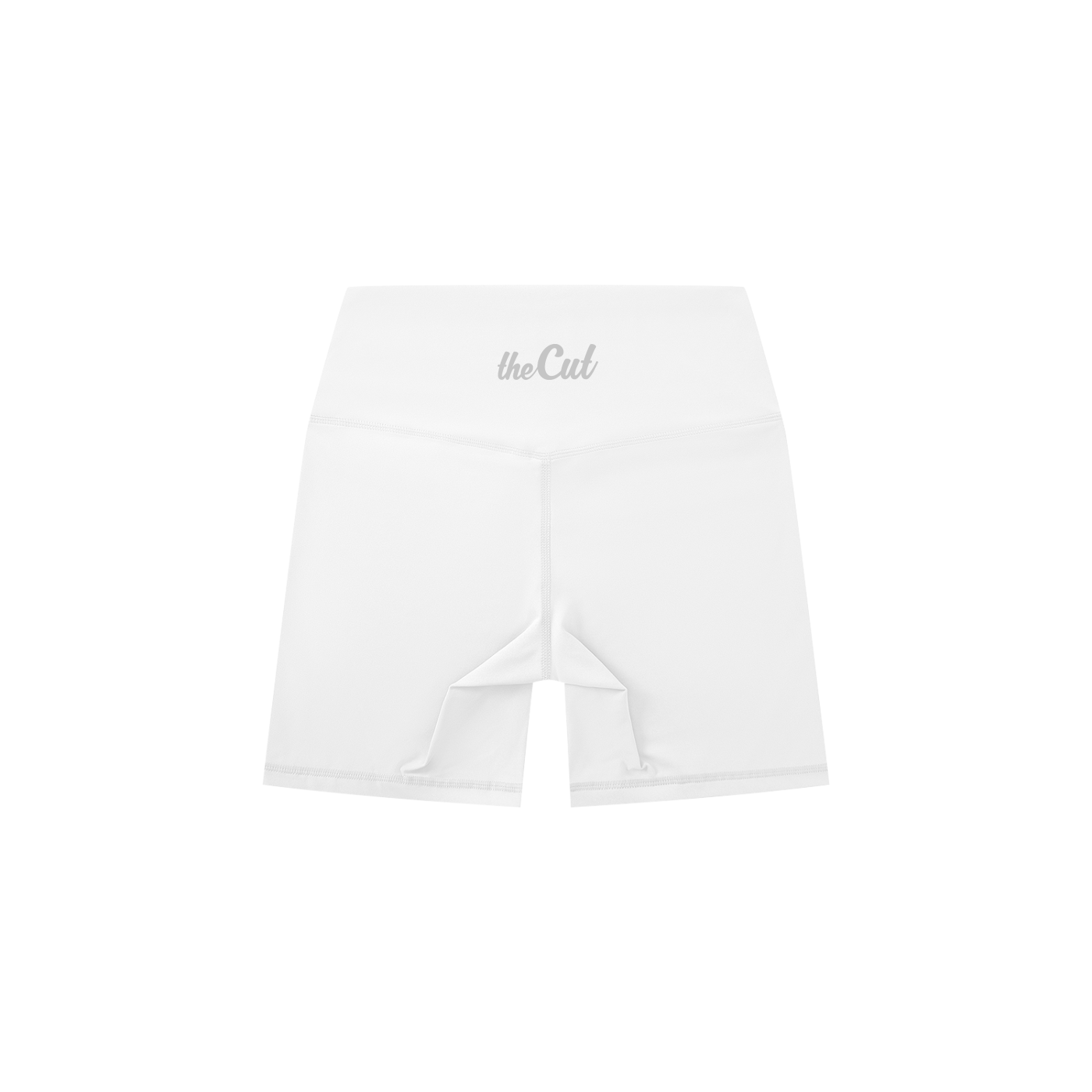Women's High-Waisted Biker Shorts White