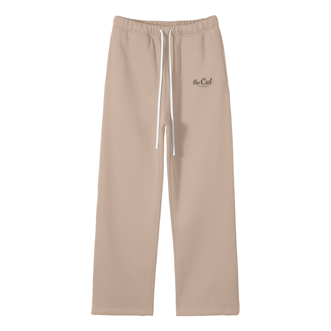 theCut Glitch Wave Caramel Print Sweatpants