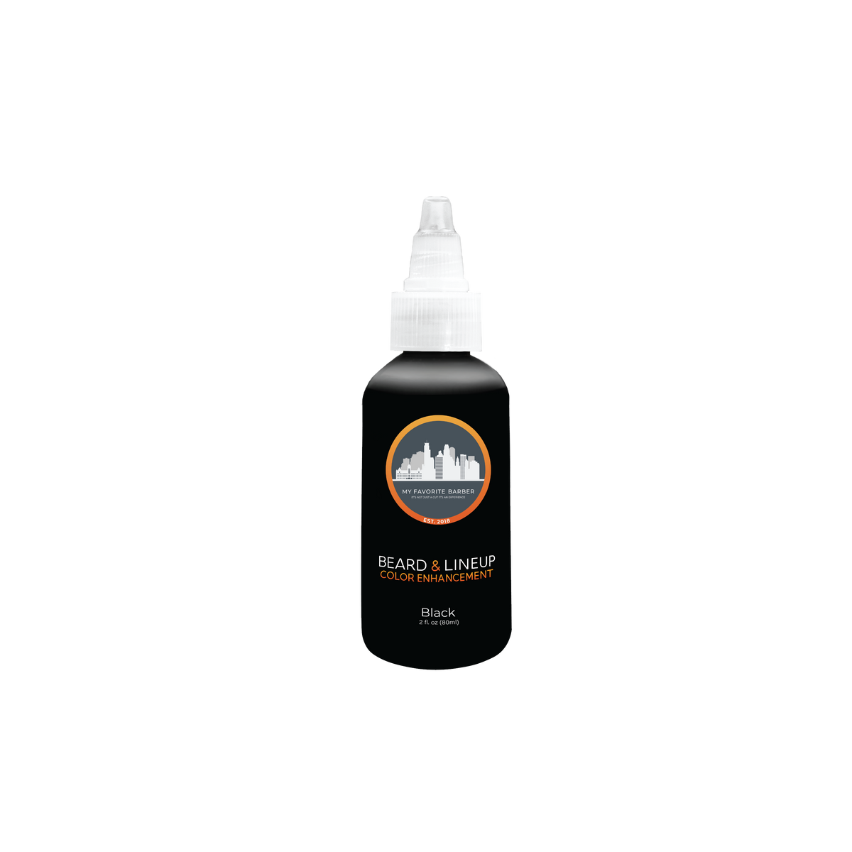 My Favorite Barber Beard & Lineup Color Enhancement - Black 2 oz