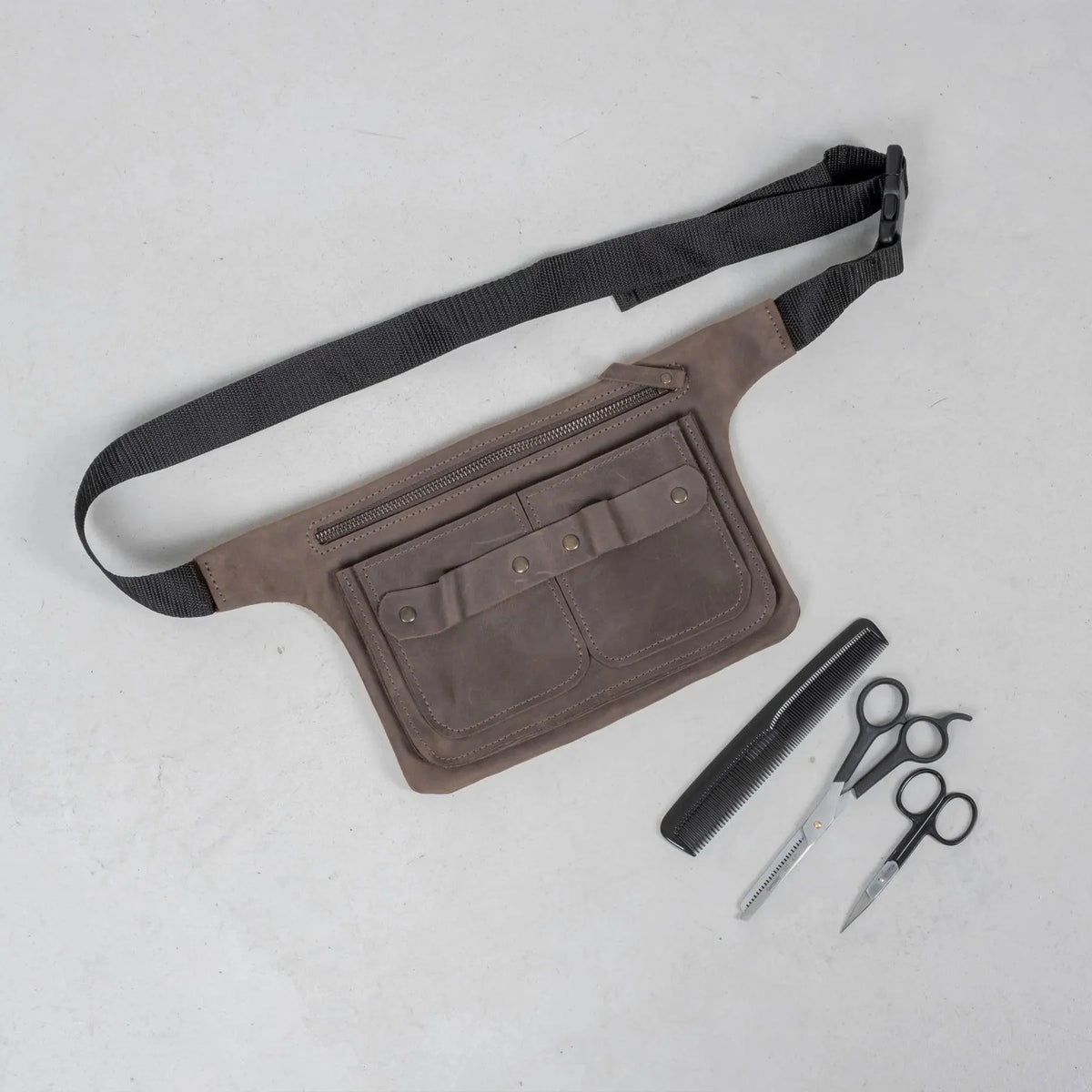 Pikore Leather Barber Waist Bag